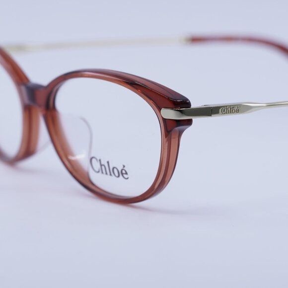 Chloe Chloe CE2724A 223 Burnt/Gold Eyeglasses 52mm Size ONE SIZE - 4 Thumbnail