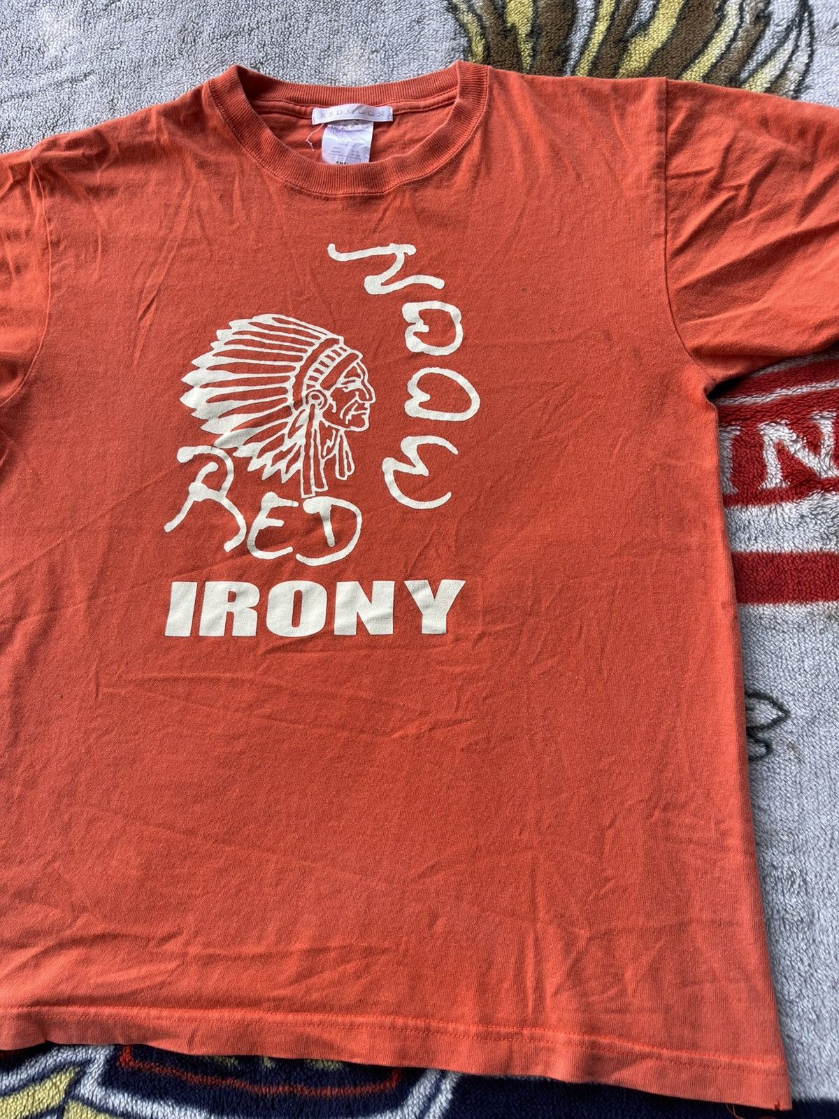 Redmoon Vintage Redmoon Irony Japan American Native Head Shirt Tee Size US S / EU 44-46 / 1 - 2 Thumbnail