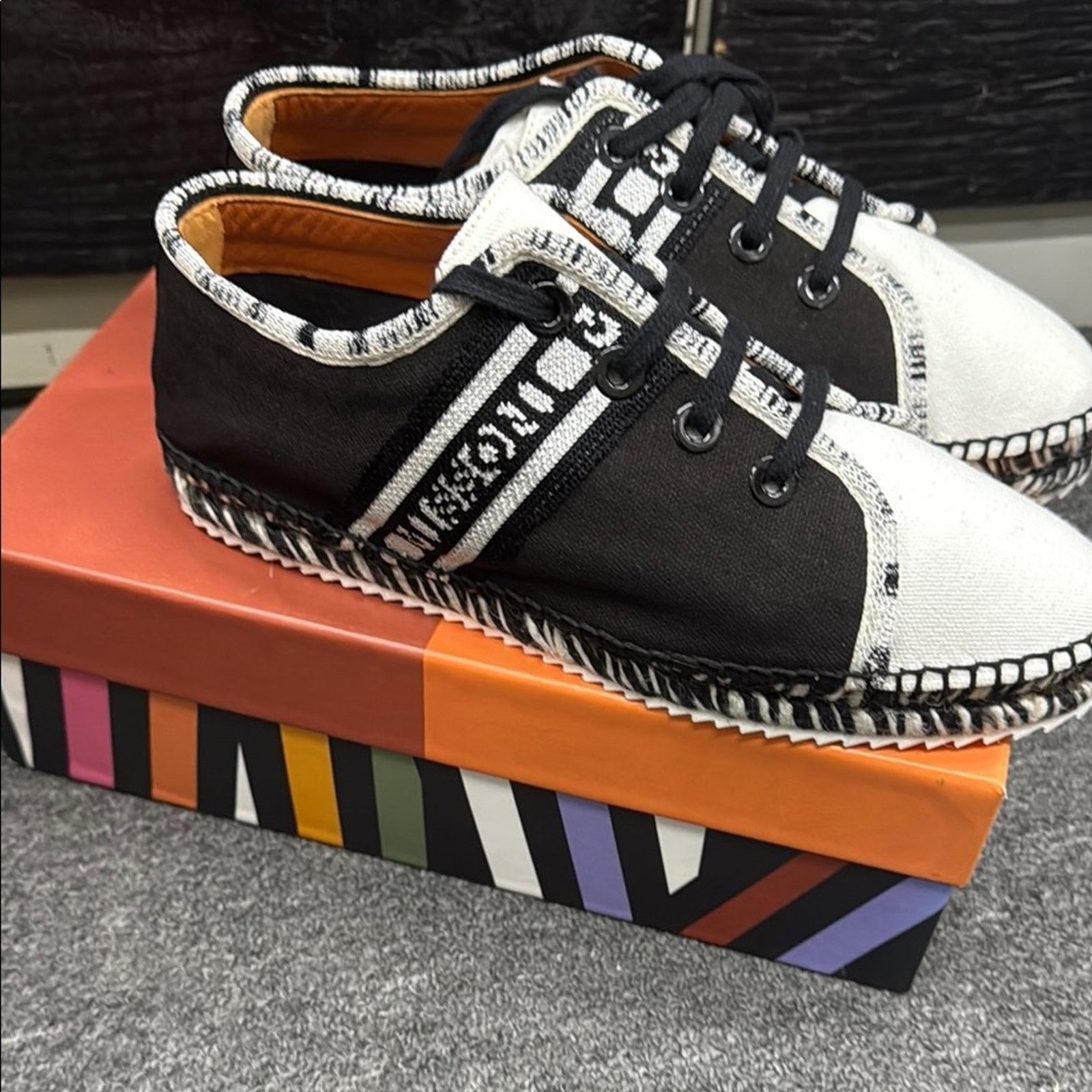 Missoni NWT Missoni Lace Up Espadrille Sneaker Shoes Size 40 US 10 Size US 10 / EU 43 - 2 Thumbnail