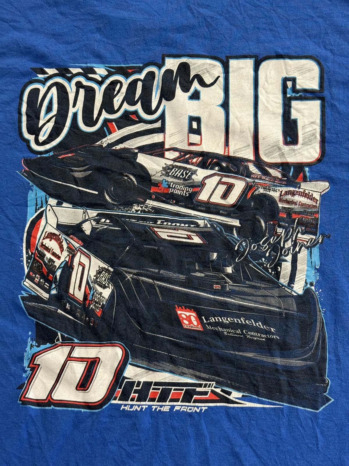 Other HTF T-shirt Hunt the Front #10 Dream Big Joseph Joiner Racer Size US L / EU 52-54 / 3 - 1 Thumbnail
