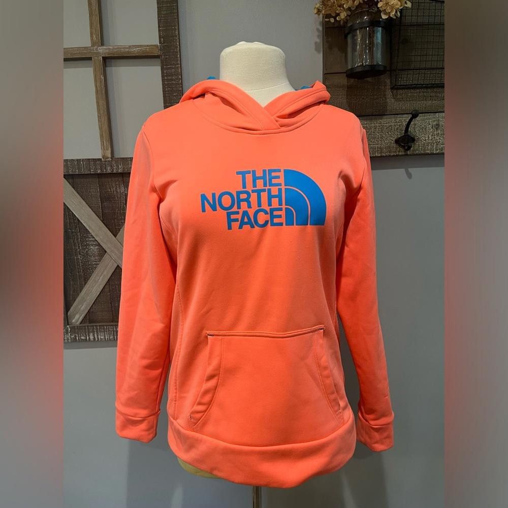 The North Face The North Face Women's Hoodie-Orange/Teal Size L Size L / US 10 / IT 46 - 1 Thumbnail