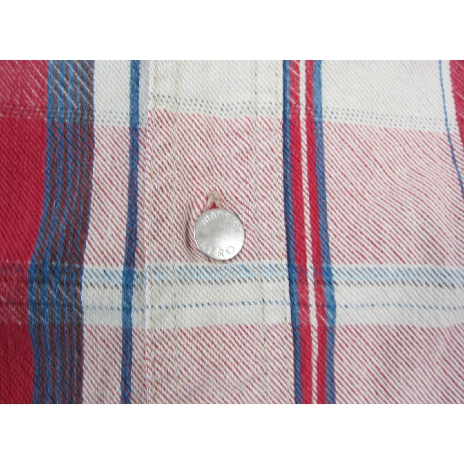 Wrangler VINTAGE Wrangler Shirt Mens XL Red Plaid Western Rodeo 90s Cotton Denim Button-Up Collared Long Sleeve Pockets Men's Size US XL / EU 56 / 4 - 5 Thumbnail