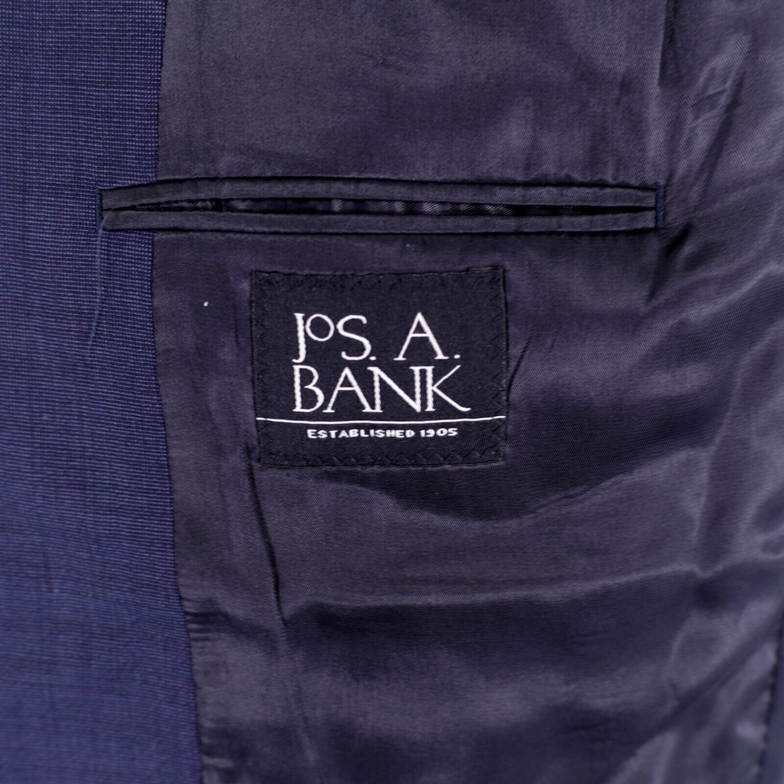 Jos. A. Bank Jos A Bank Blue Nailshead Wool 2 Button Blazer 42L Size 42L - 9 Thumbnail