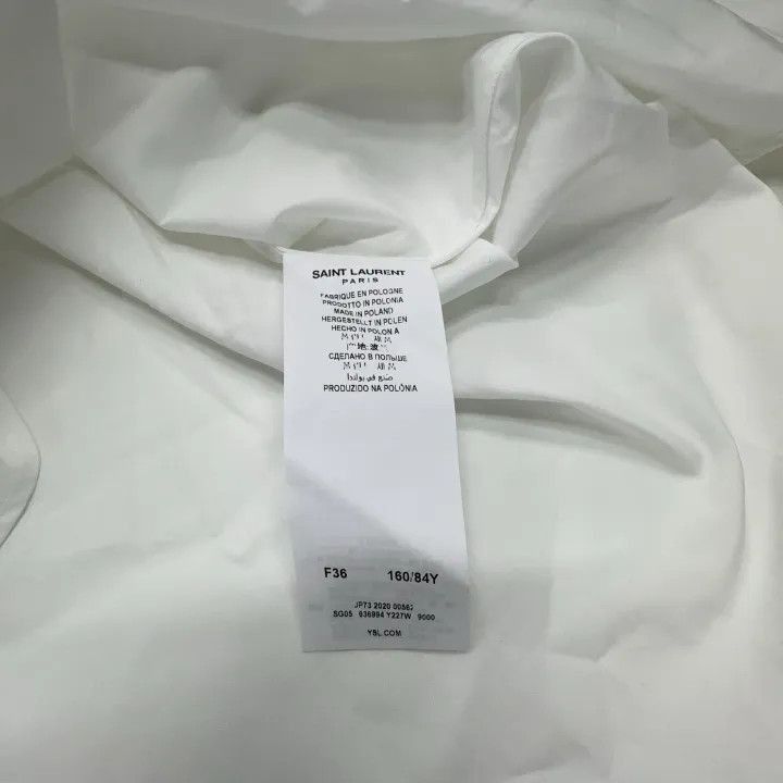 Saint Laurent Paris Saint Laurent Classic White Long Sleeve Shirt-2507 Size US S / EU 44-46 / 1 - 1 Thumbnail