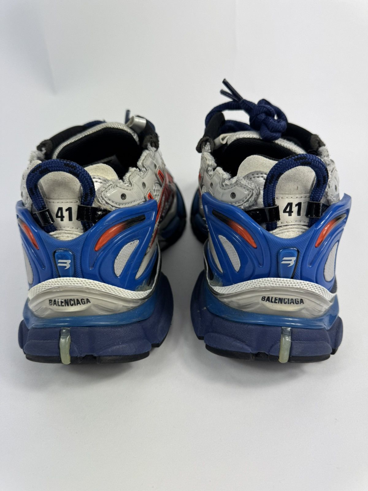 Balenciaga Runner Blue/Grey/Red Sneakers Size US 8 / EU 41 - 5 Thumbnail