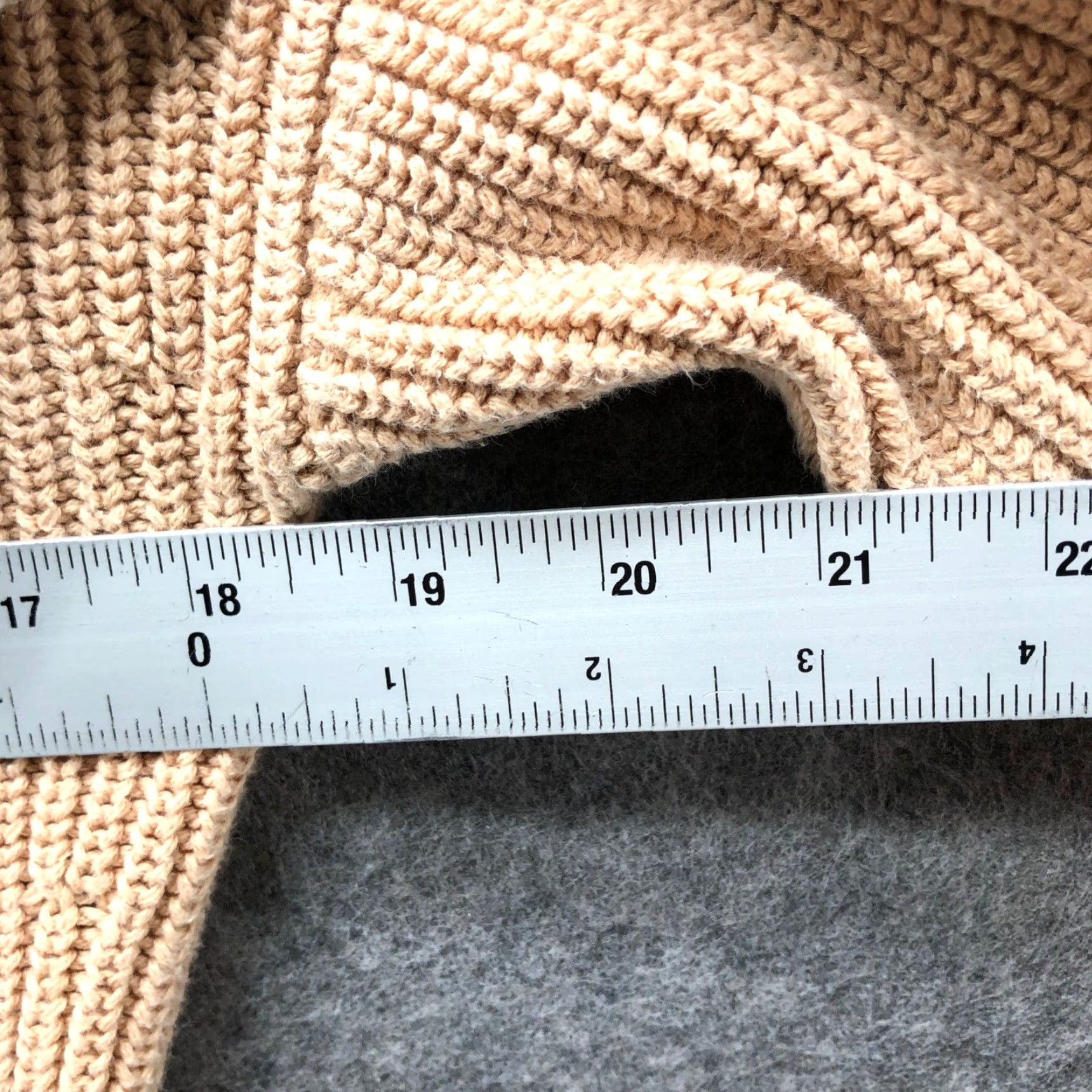 J.Crew J. Crew Polo Sweater Womens S Tan Collared Shaker Stitch Split Neck Cropped Pullover Knit Size S / US 4 / IT 40 - 7 Thumbnail