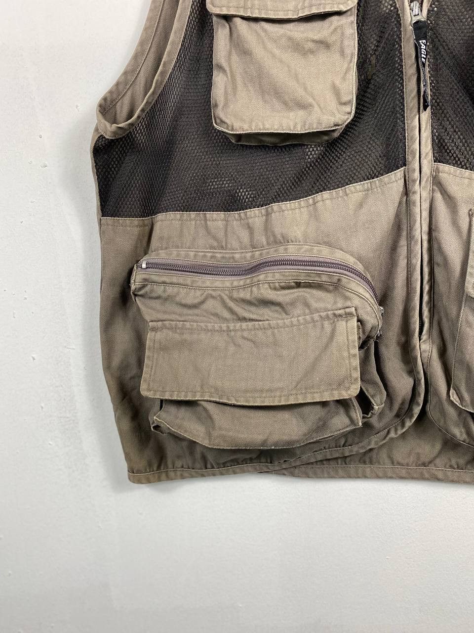 Japanese Brand eagle earth multipocket herringbone vest nice design Size US XXL / EU 58 / 5 - 4 Thumbnail