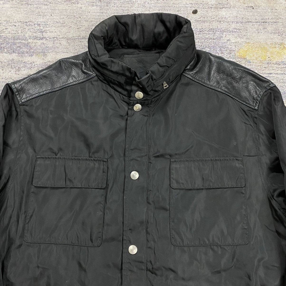 Prada jacket mix leather