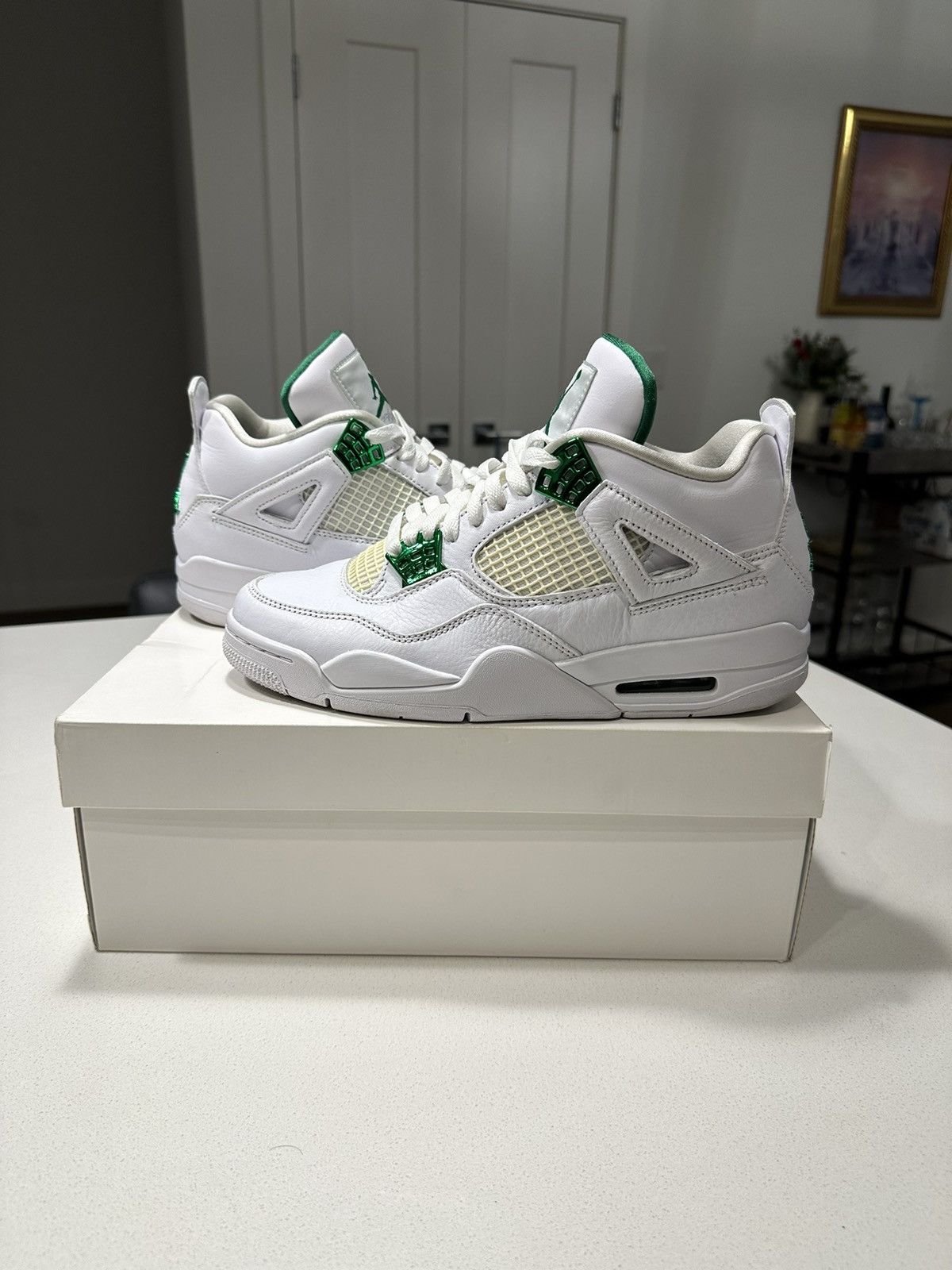 Nike Air Jordan 4 Metallic Green EU 42 US outlets 8,5