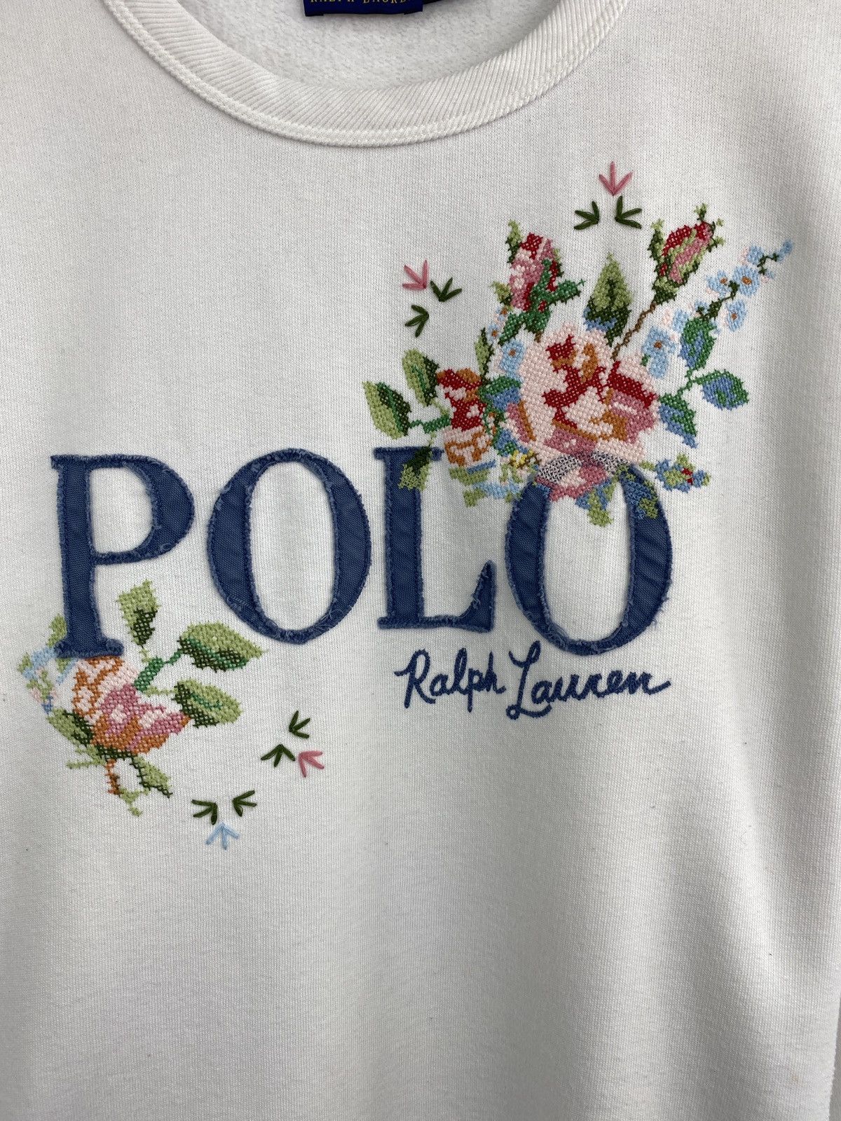 Polo Ralph Lauren 🇺🇸 Floral Ralph Lauren Woman Sweatshirt rare retro hype Y2K Size M / US 6-8 / IT 42-44 - 4 Thumbnail