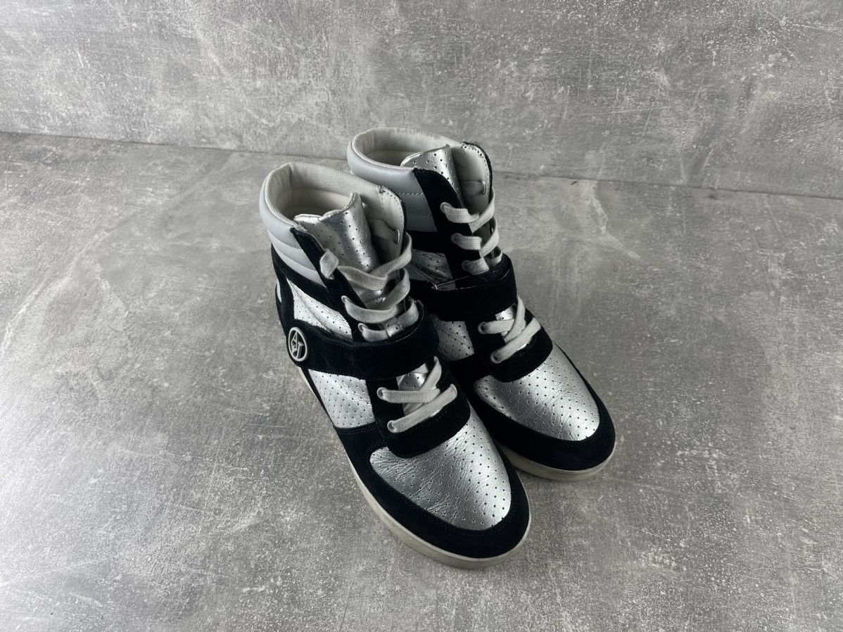 Armani Armani Jeans Y2K Archives Wedge Heel High Top Sneakers Shoes Size US 9 / IT 39 - 3 Thumbnail