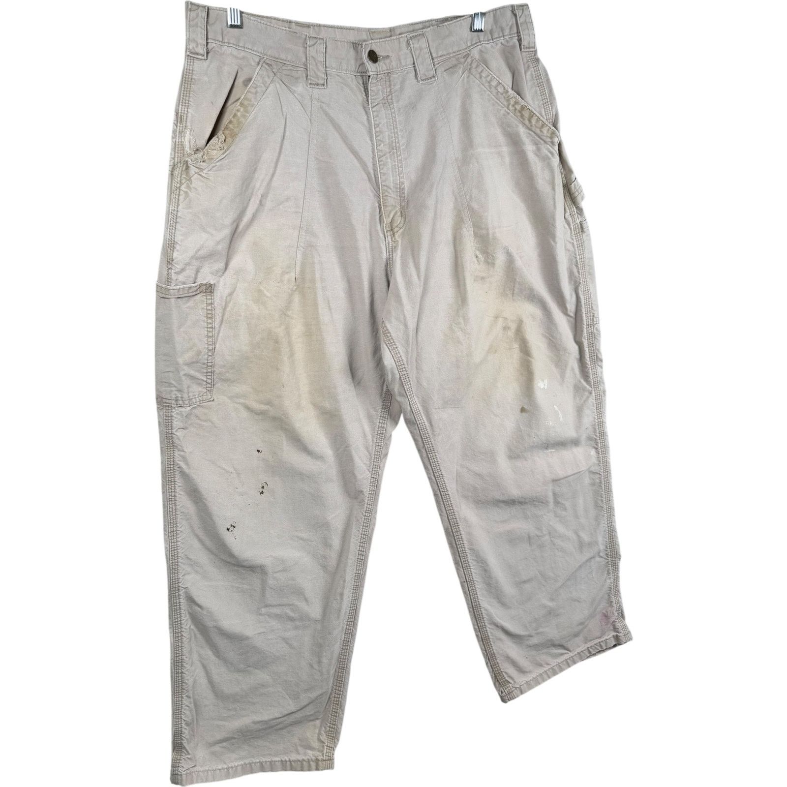Carhartt Vintage Carhartt Carpenter Work Pants 37x28 Size US 37 - 4 Thumbnail