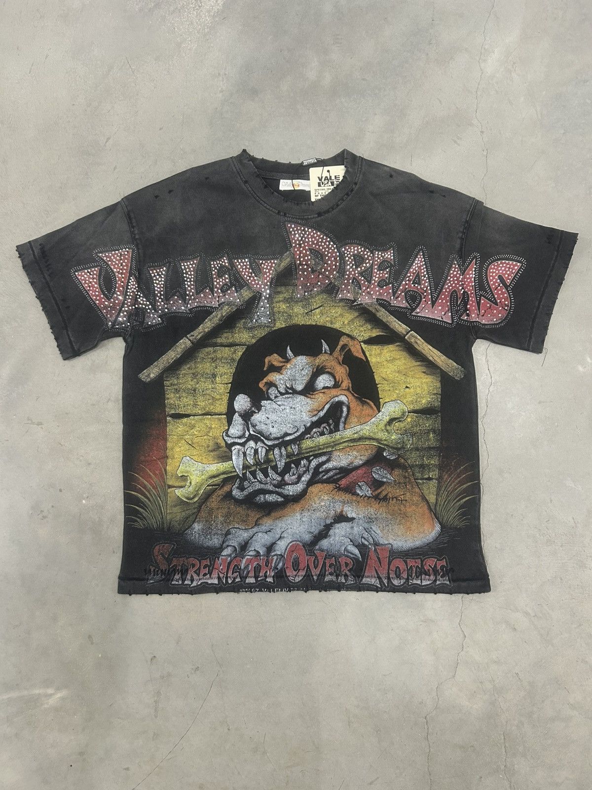 Vale Vale Forever Valley Dreams Black Doghouse Bling Tee Small Size US S / EU 44-46 / 1 - 1 Thumbnail