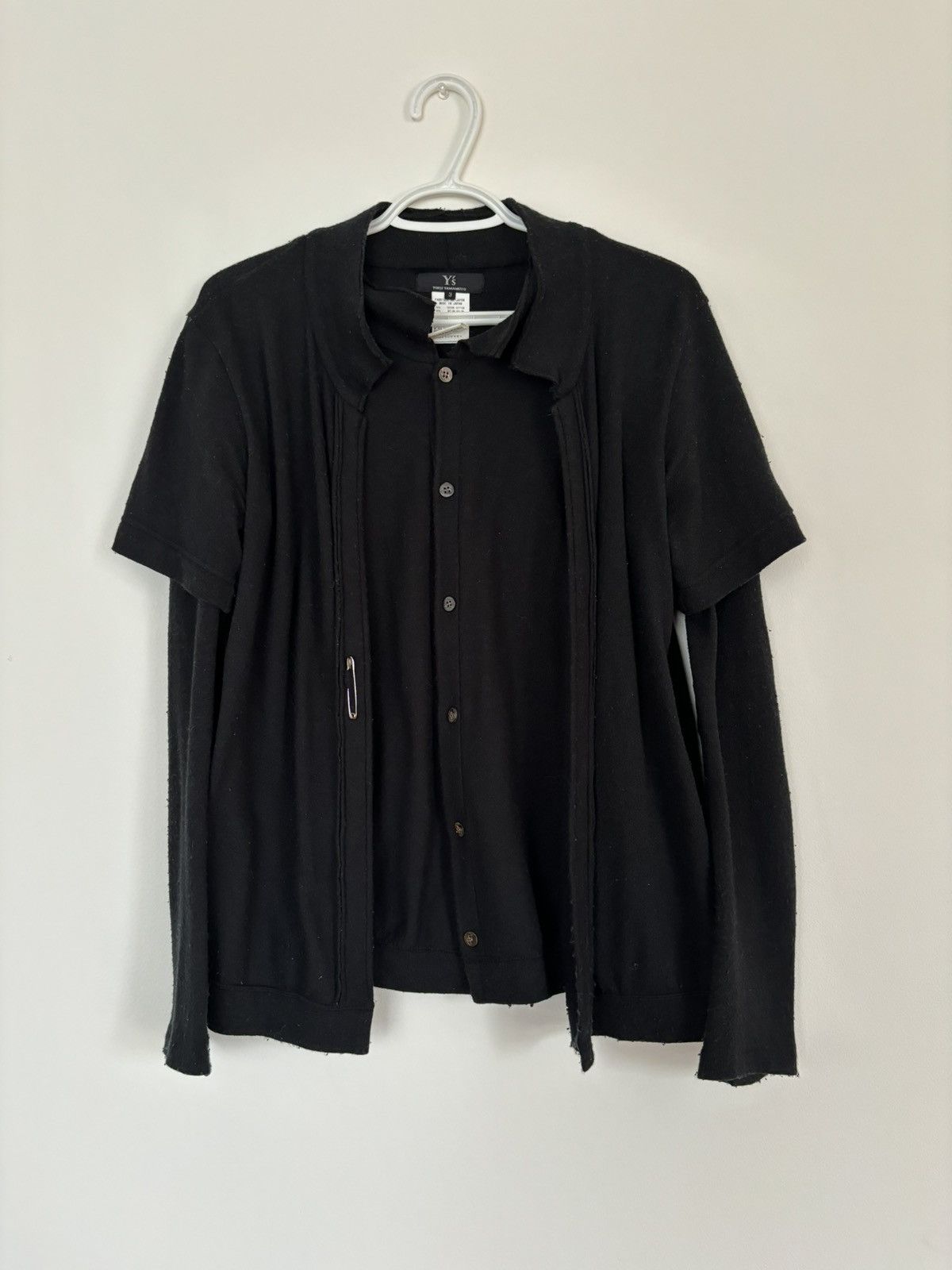 Yohji Yamamoto Yohji Yamamoto AW10 Double-layer Cardigan Size US S / EU 44-46 / 1 - 1 Thumbnail