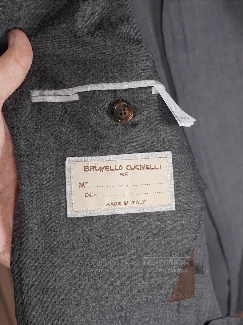 Brunello Cucinelli Brunello Cucinelli Lightweight Pure Cashmere Blazer Size 50L - 4 Thumbnail
