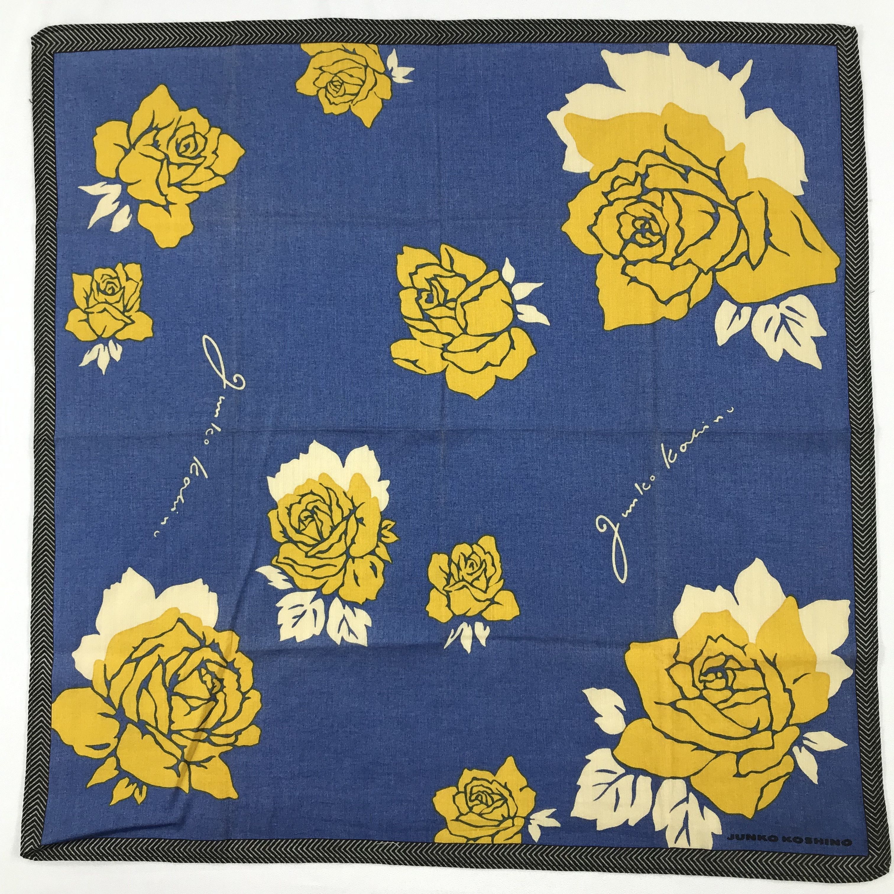 Mr. Junko × Vintage Junko Koshino Bandana / Handkerchief / Neckerchief - S1993 Size ONE SIZE - 1 Thumbnail