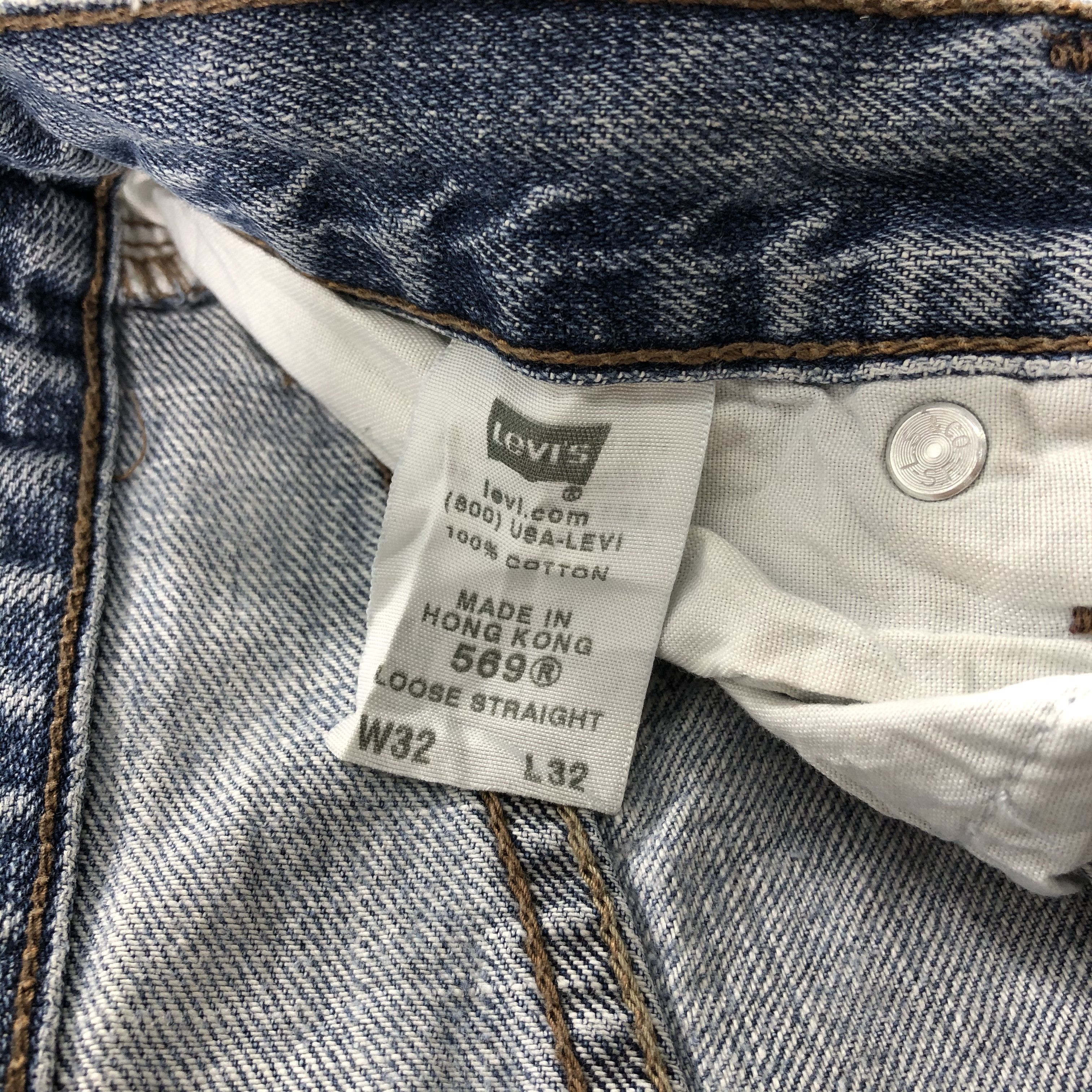 Levi's Vintage Levis 569 Jeans- J1306 Size US 33 - 10 Thumbnail