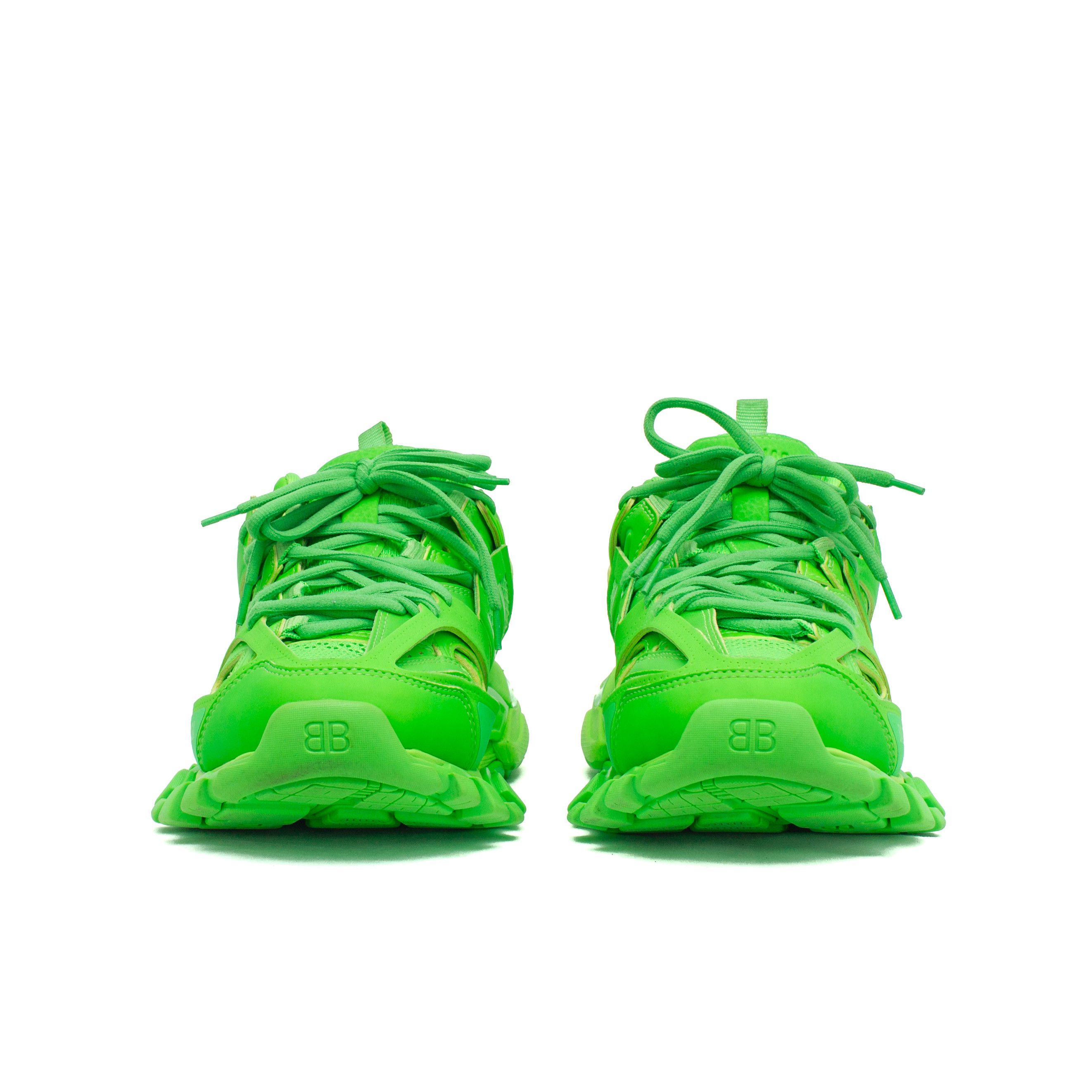 Balenciaga 995$ Balenciaga Track Sneakers Fluo Green 542023Size 40/US7 Size US 10 / IT 40 - 4 Thumbnail