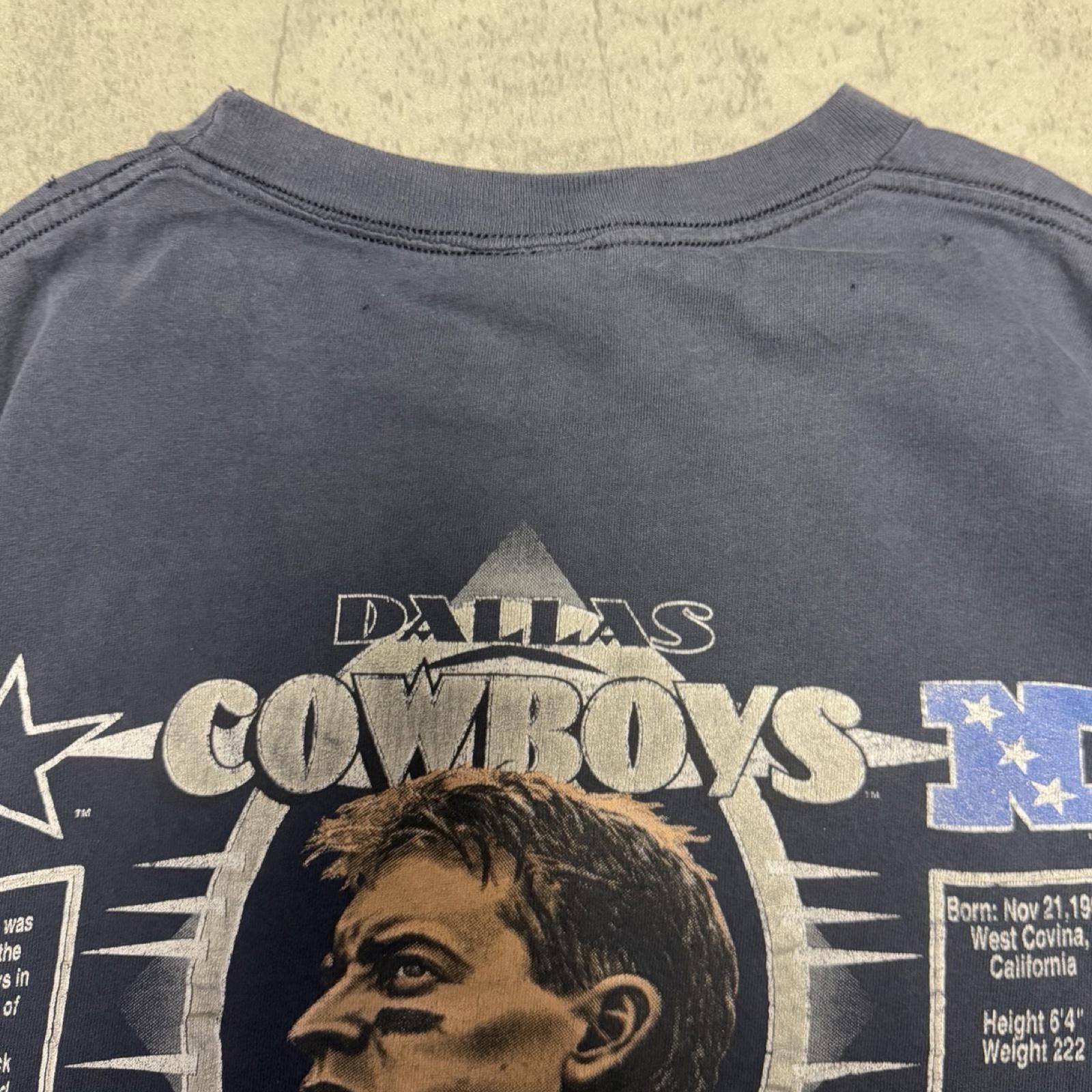 Nutmeg 90s Troy Aikman Dallas Cowboys -- L --- Size US L / EU 52-54 / 3 - 8 Thumbnail