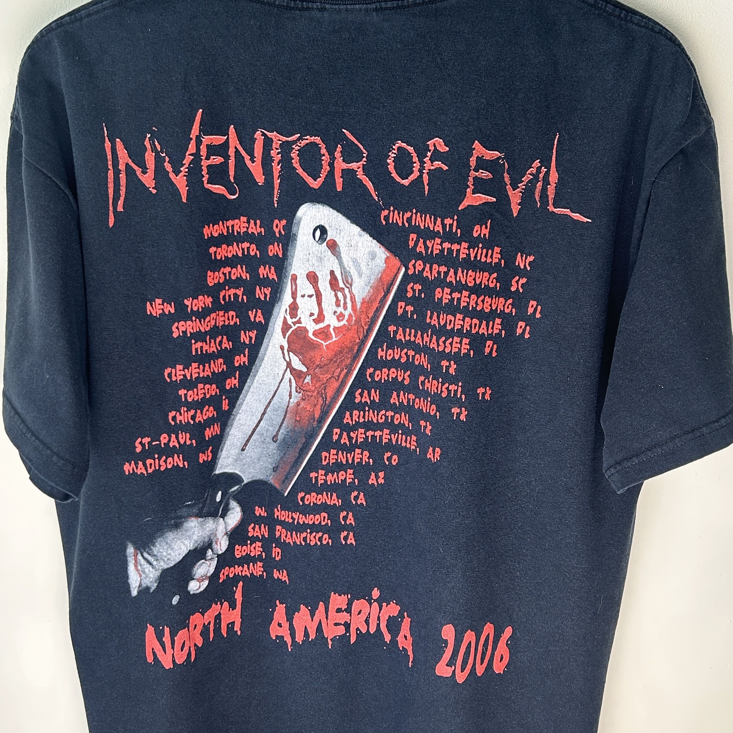 Band Tees Vintage Destruction Inventor Of Evil 2006 Tour Band T-shirt Size US L / EU 52-54 / 3 - 4 Thumbnail