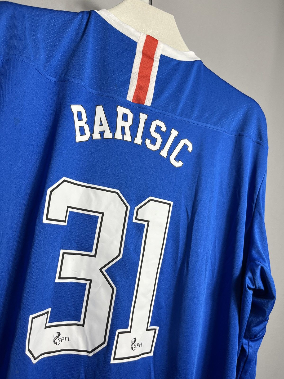 Castore Borna Barisic #31 2020 - 2021 Rangers home shirt mens 4XL Size US XXL / EU 58 / 5 - 7 Thumbnail