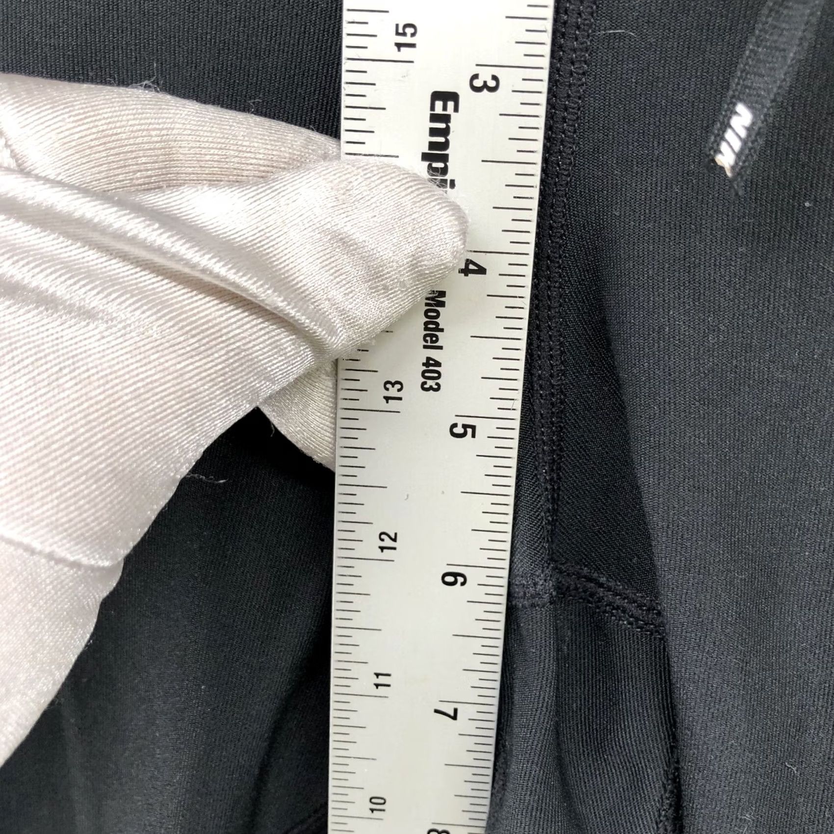 Nike Nike Running Capri Leggings Womens XS Black Stay Warm Zip Pocket Gym Size 26" / US 2 / IT 38 - 7 Thumbnail
