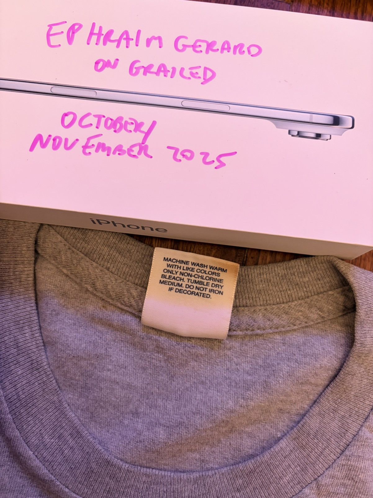Supreme Supreme Box Logo Bling OG grey tee M Size US M / EU 48-50 / 2 - 5 Thumbnail