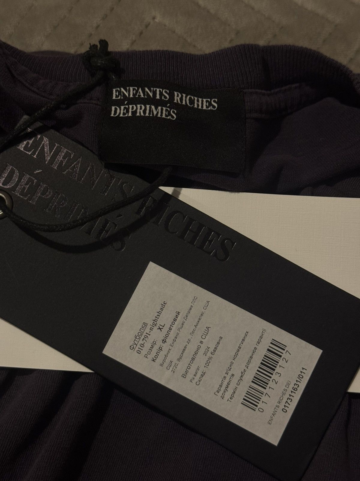Enfants Riches Deprimes ✅Enfants riches Deprimes Pleasures Videos Purple T-shirt XL Size US XL / EU 56 / 4 - 6 Thumbnail