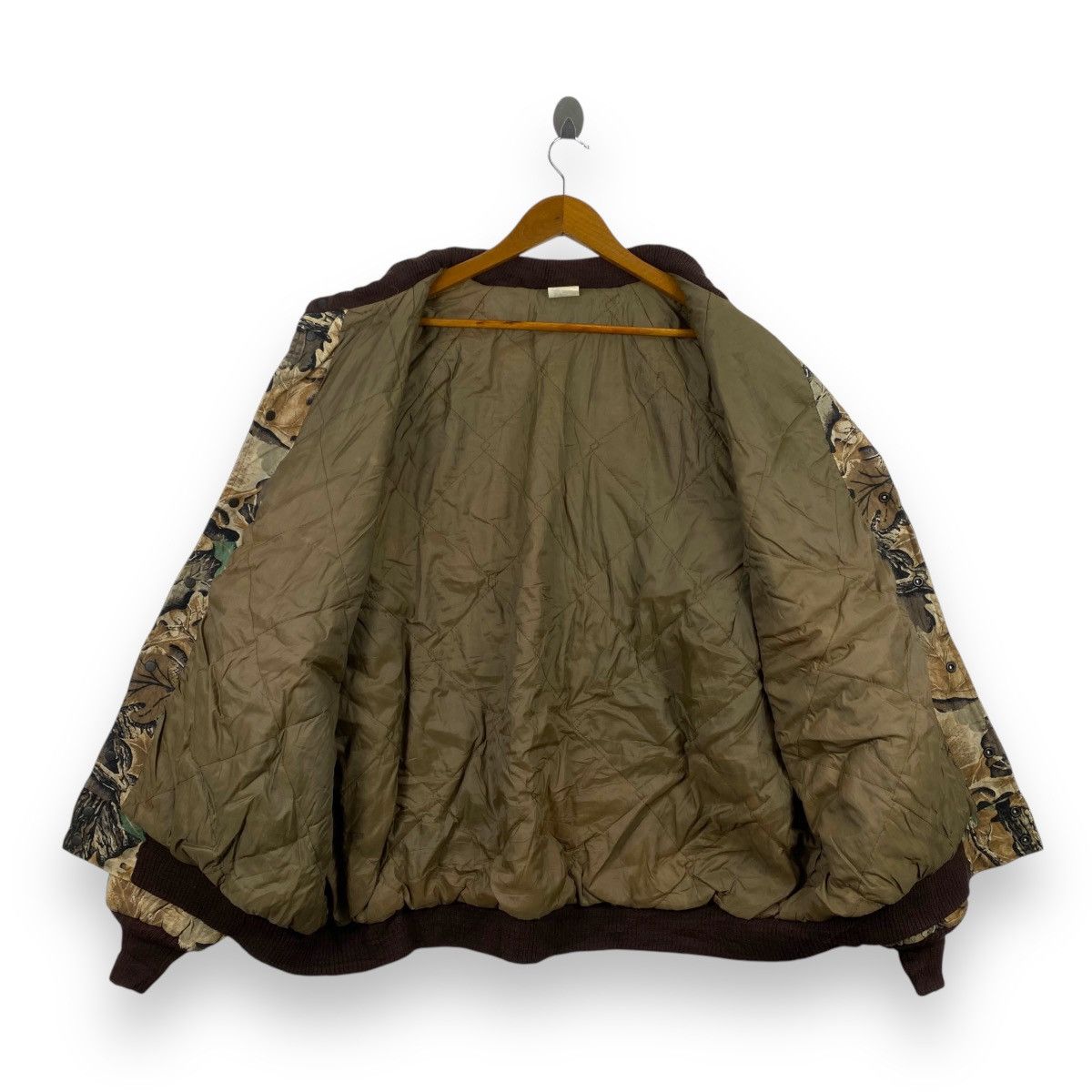 Vintage Vintage 90’ REAL TREE ADVANTAGE Camo Bomber Jacket Oak Leaf Size US XXL / EU 58 / 5 - 4 Thumbnail