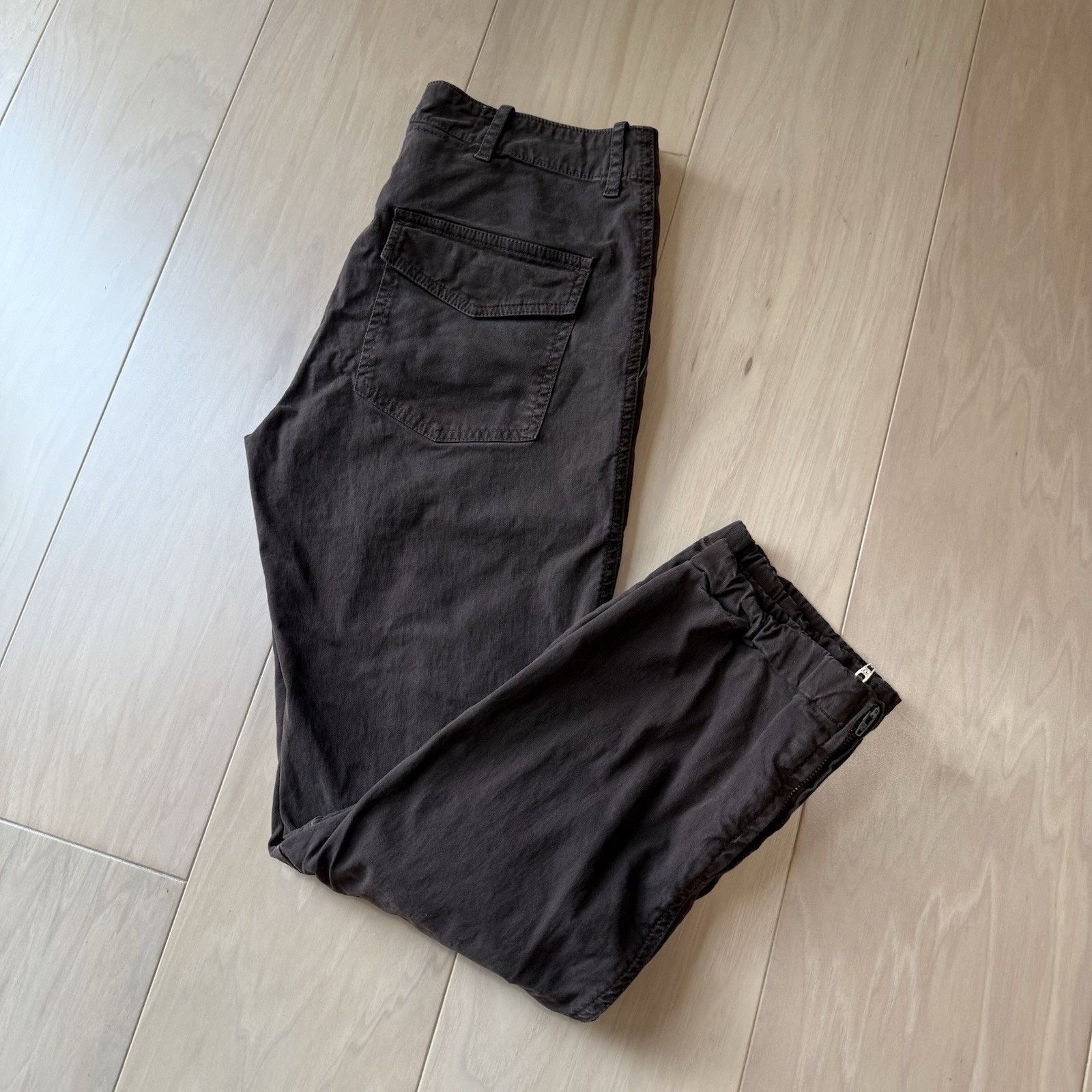 Nili Lotan Nili Lotan French Military Pants Women's 4 Brown Cropped Size 27" / US 4 / IT 40 - 8 Thumbnail