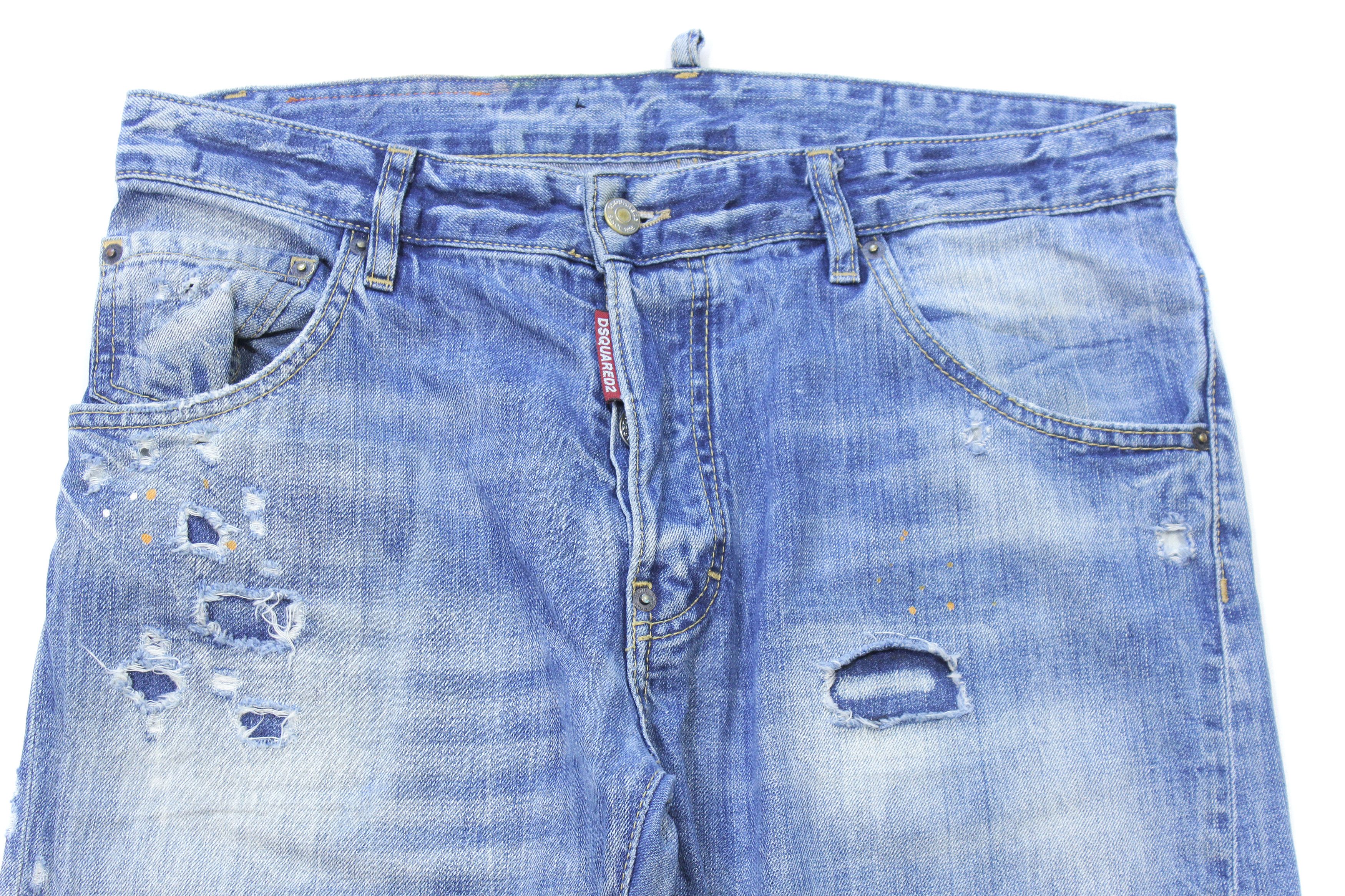 Dsquared2 Painter Classic Distressed Kenny Jeans Size US 32 / EU 48 - 3 Thumbnail