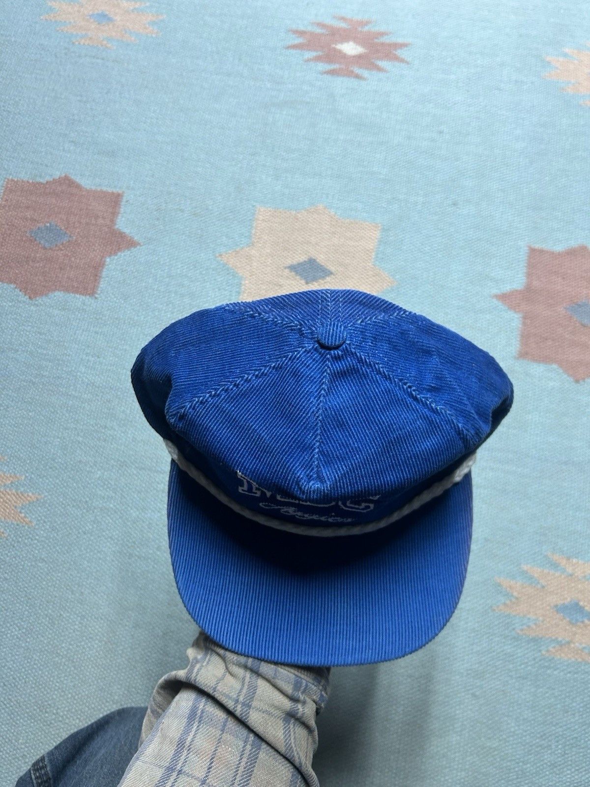 Vintage Vtg strap hat corduroy MSC Aggies Murray state college USA Size ONE SIZE - 3 Thumbnail