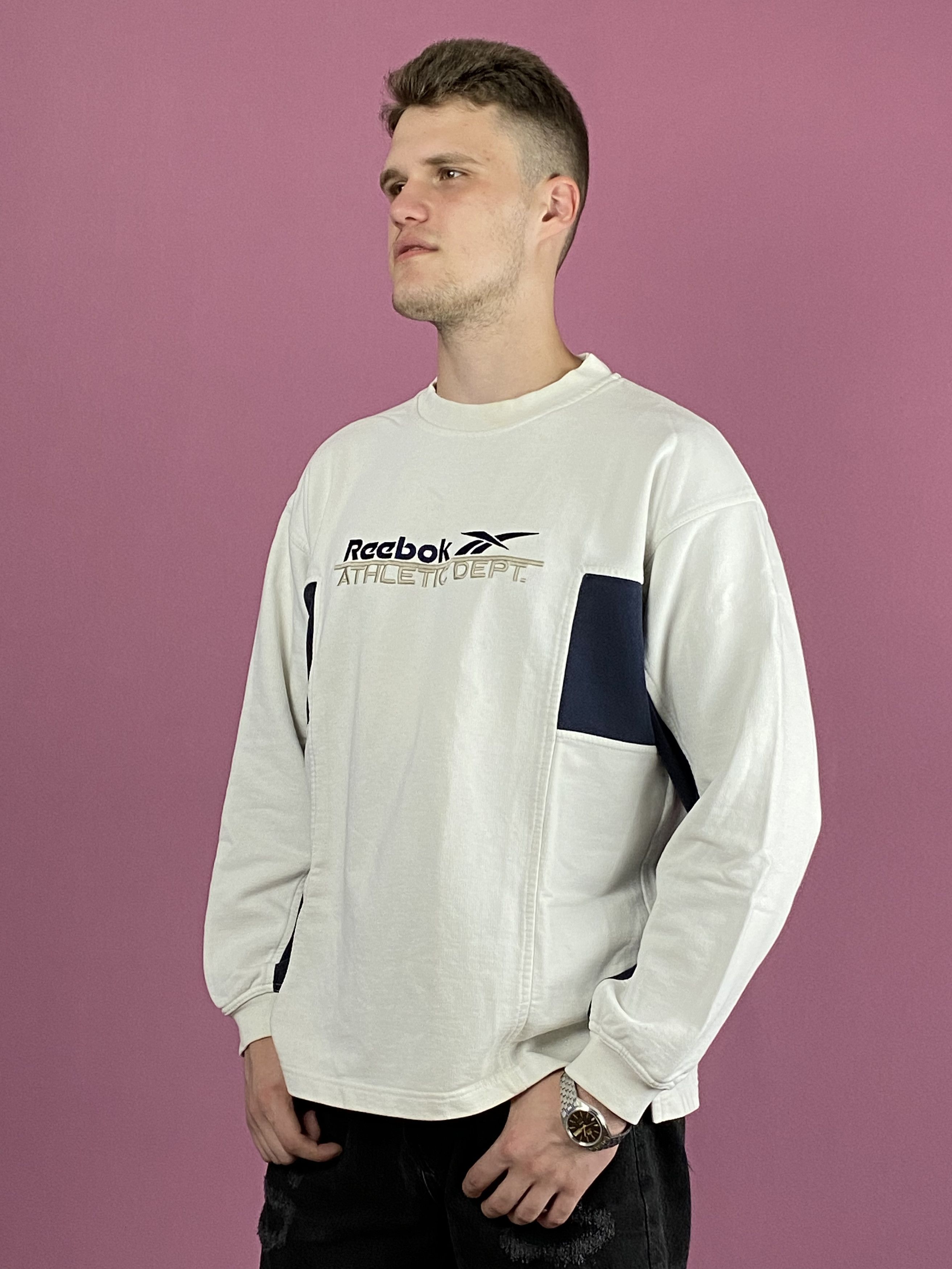 Reebok × Vintage Reebok Vintage Men's Sweatshirt - M Size US M / EU 48-50 / 2 - 2 Thumbnail