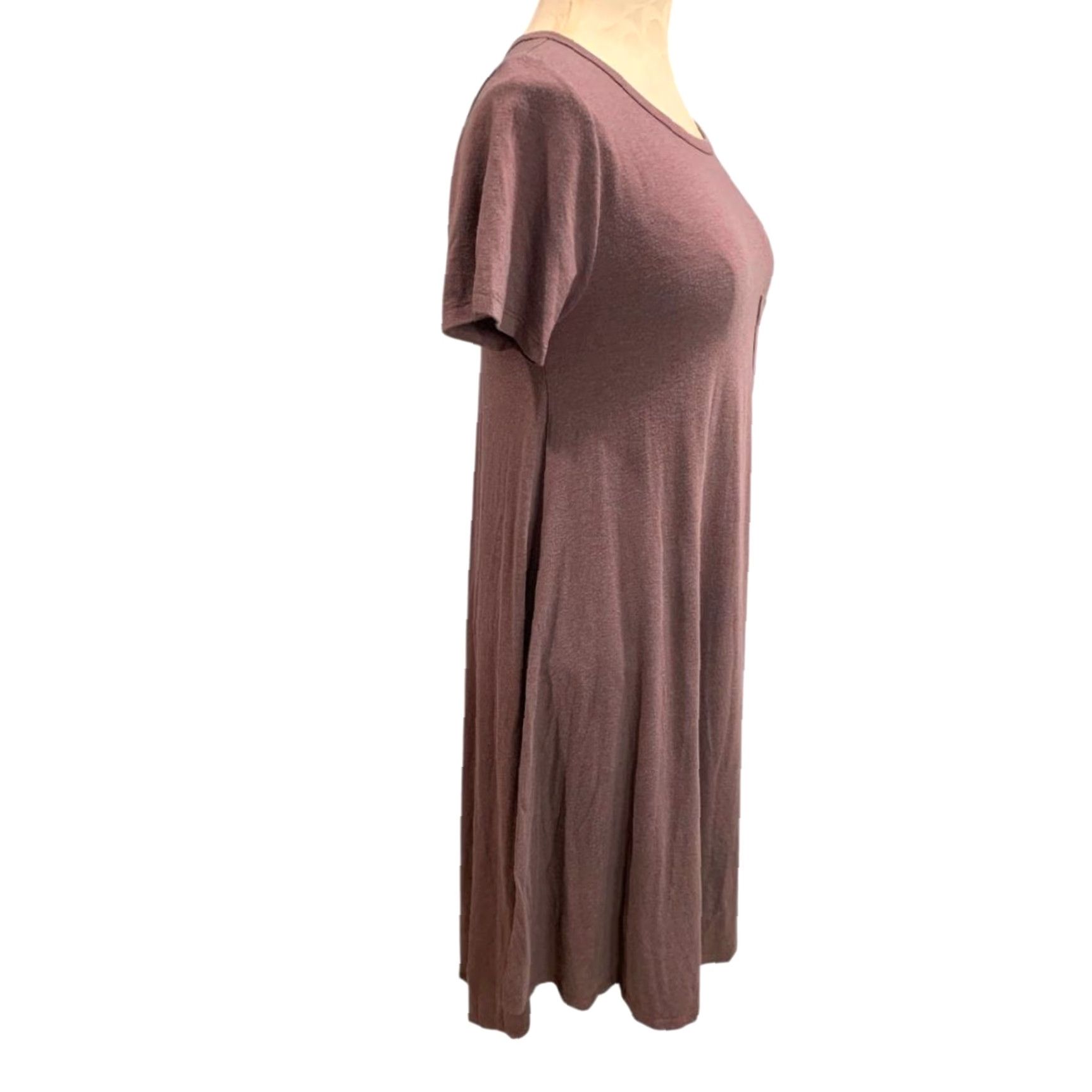Vintage VINTAGE LuLaRoe Carly Dress Hi Lo Hem Tshirt Shirt Dress Purple XS Womens Women Size XS / US 0-2 / IT 36-38 - 5 Thumbnail