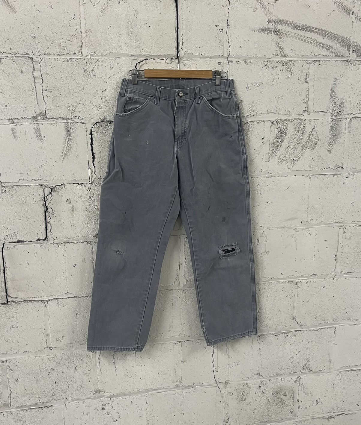Carhartt Faded and thrashed dickies carpenter pants baggy skater Size US 30 / EU 46 - 1 Thumbnail
