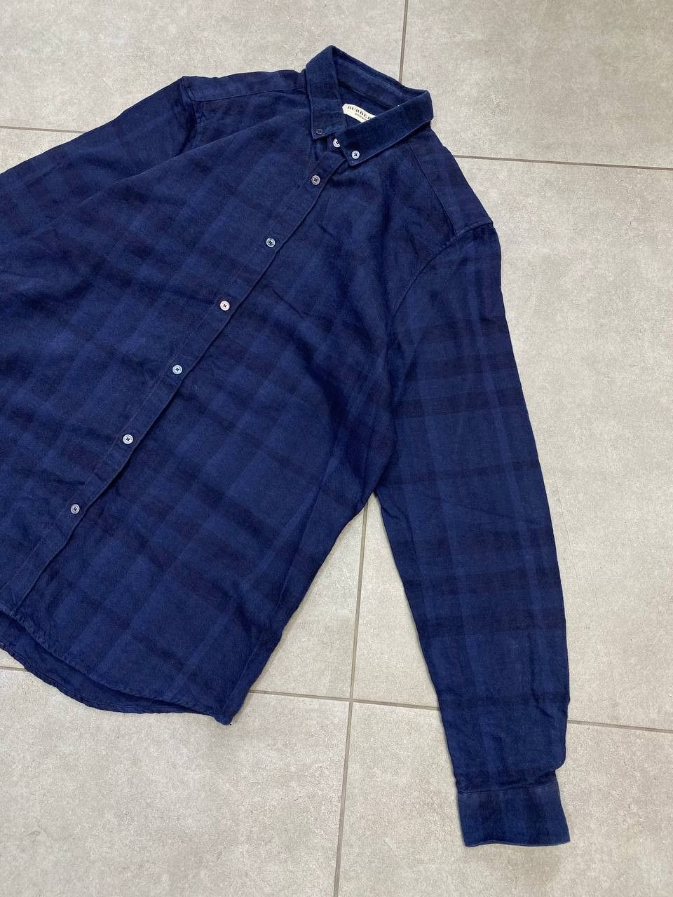 Burberry Vintage Burberry London Check Wool Flannel Shirt Size US M / EU 48-50 / 2 - 4 Thumbnail