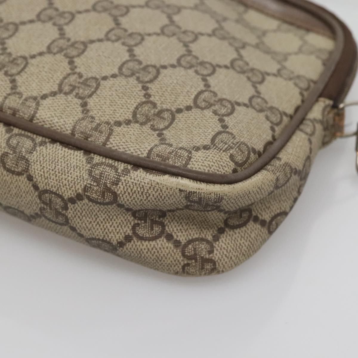 Gucci GUCCI GG Supreme Shoulder Bag Pvc Beige Gold 56 02 068 Size ONE SIZE - 11 Thumbnail