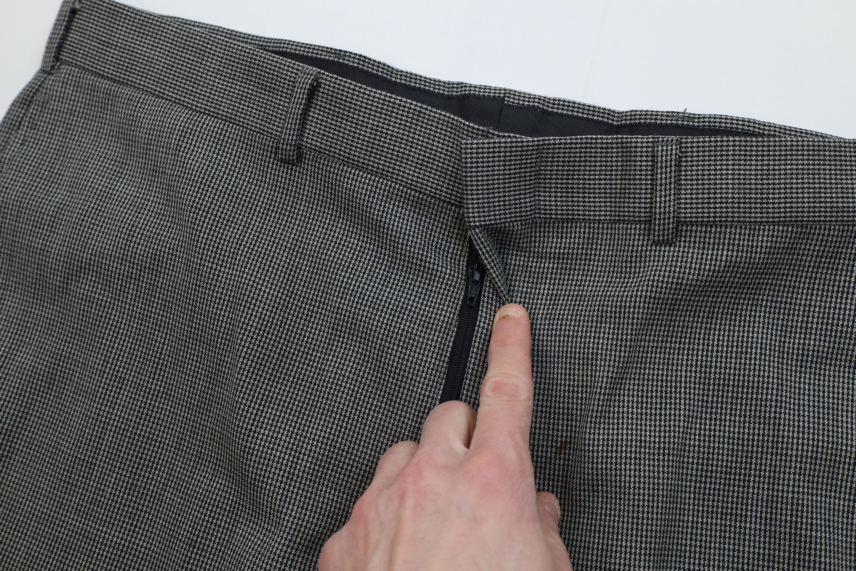 Vintage Vintage 70s Streetwear Houndstooth Wide Leg Chino Pants USA Size US 36 / EU 52 - 9 Thumbnail