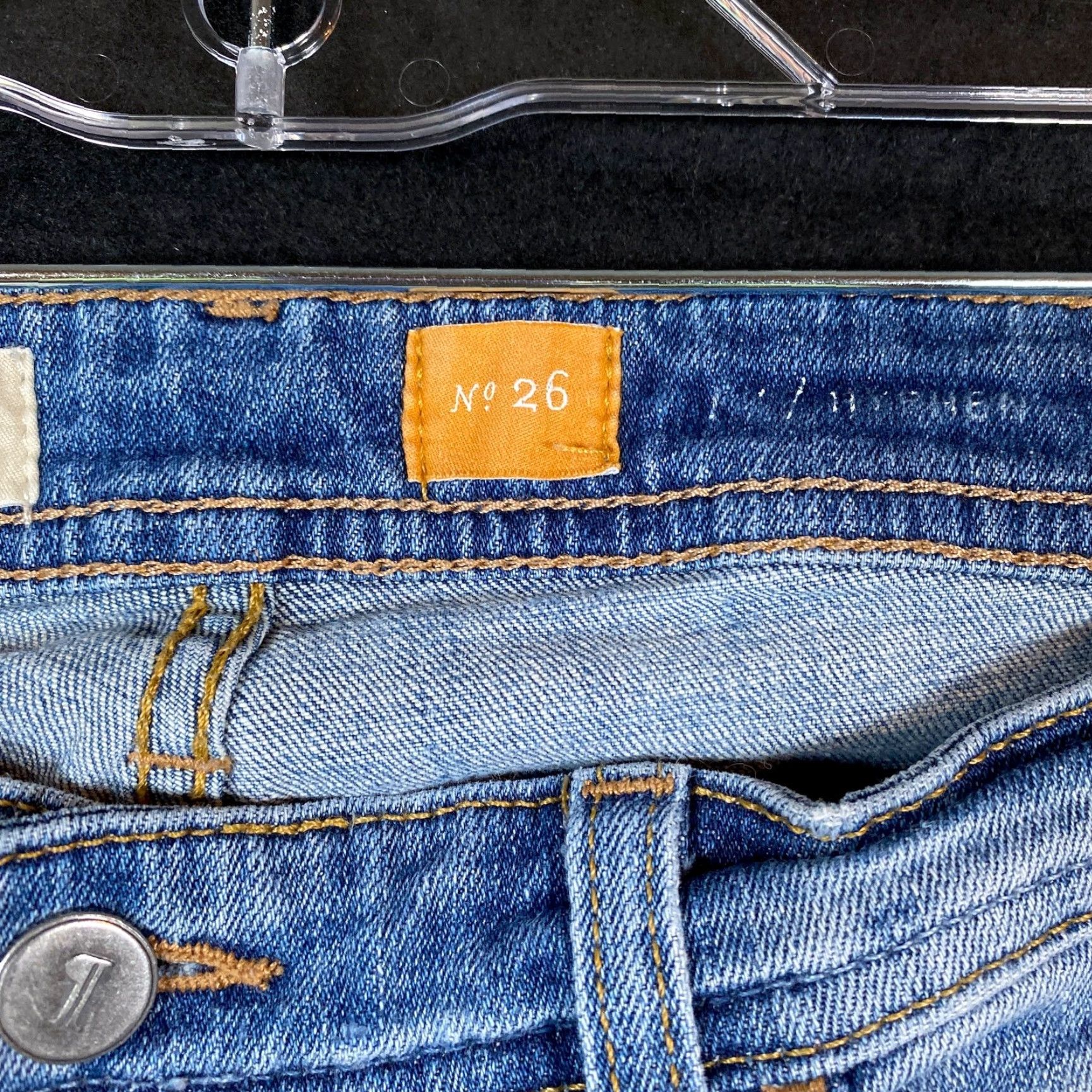 Vintage Pilcro and the Letterpress Womens Jeans Blue Denim Cropped Ankle Stretch 26 Size 26" / US 2 / IT 38 - 5 Thumbnail