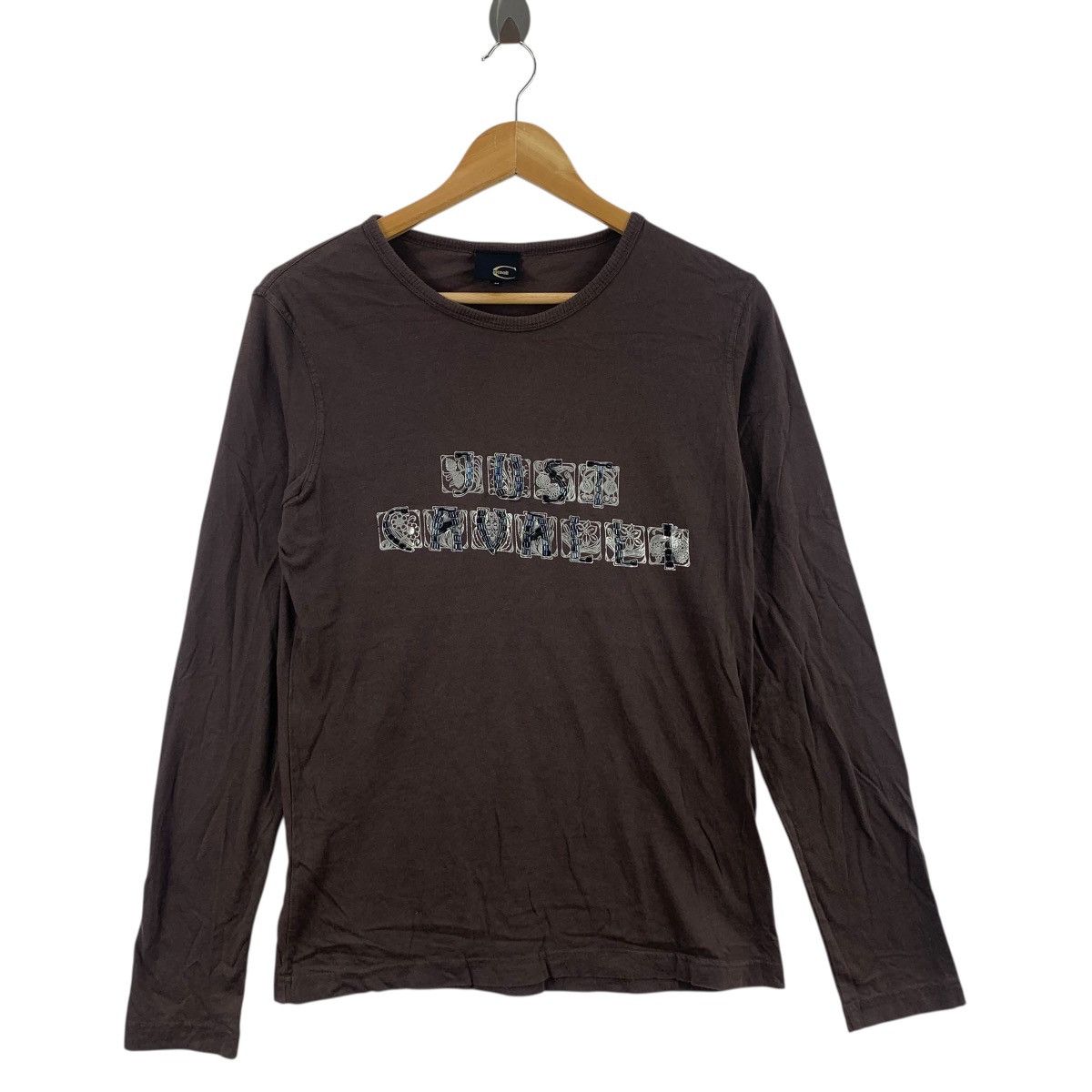 Just Cavalli JUST CAVALLI ITALY Sequinned Rhinestone Tee Shirt Top Size M / US 6-8 / IT 42-44 - 4 Thumbnail