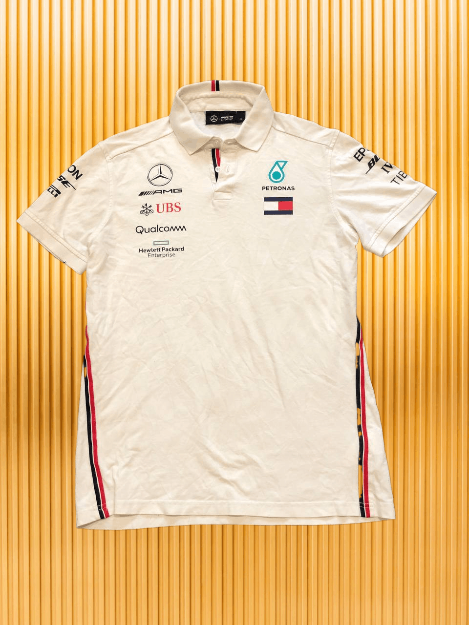 Mercedes-Benz T-Shirt white Motosport Mercedes-Benz Vintage Y2K big logo Size US S / EU 44-46 / 1 - 1 Thumbnail