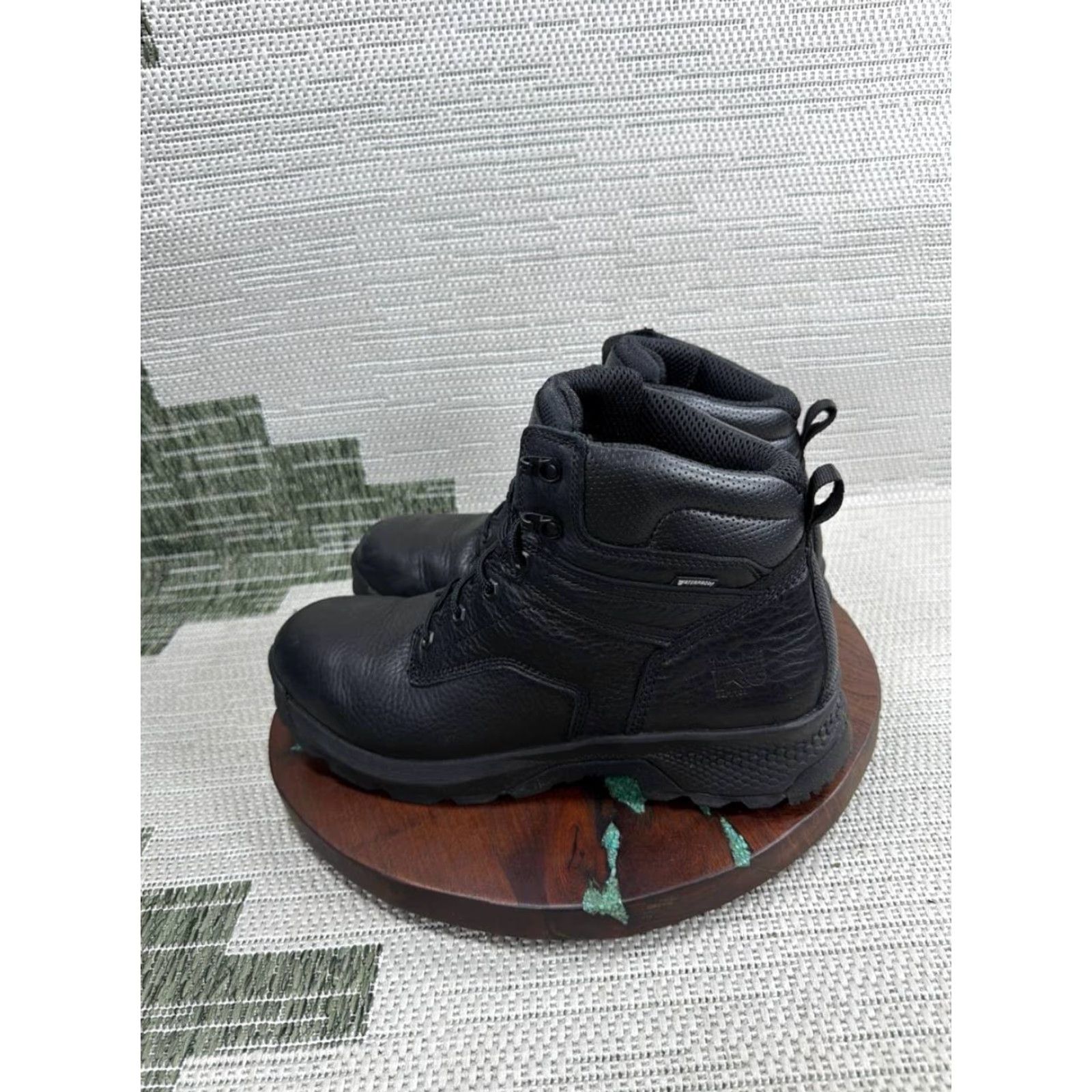 Timberland Timberland PRO Boots Mens Size 13 Wide Titan Ev Soft Toe Work Black Waterproof Size US 13 / EU 46 - 2 Thumbnail
