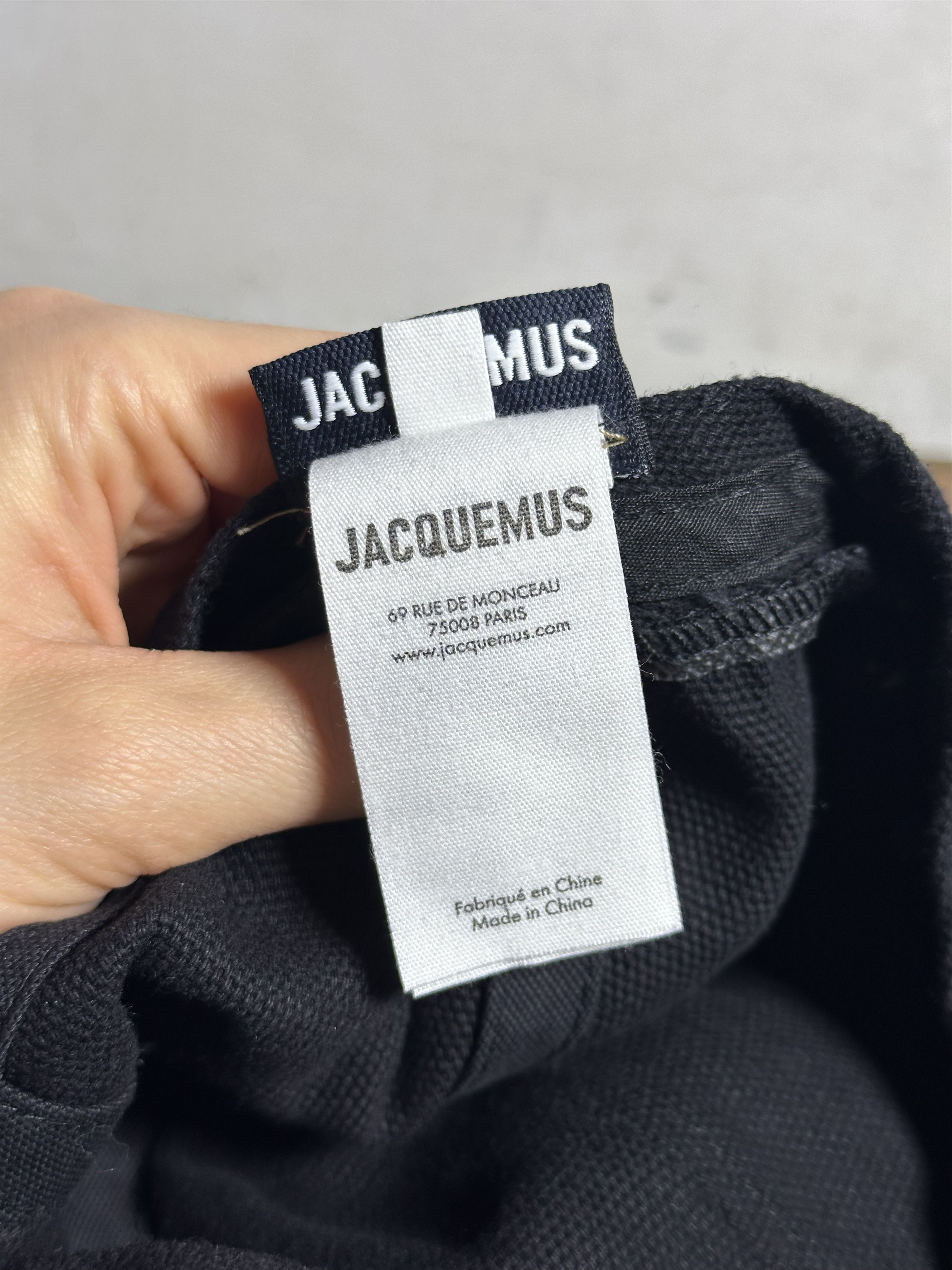Jacquemus Jacquemus La Casquette Canvas Black Cap Size ONE SIZE - 9 Thumbnail