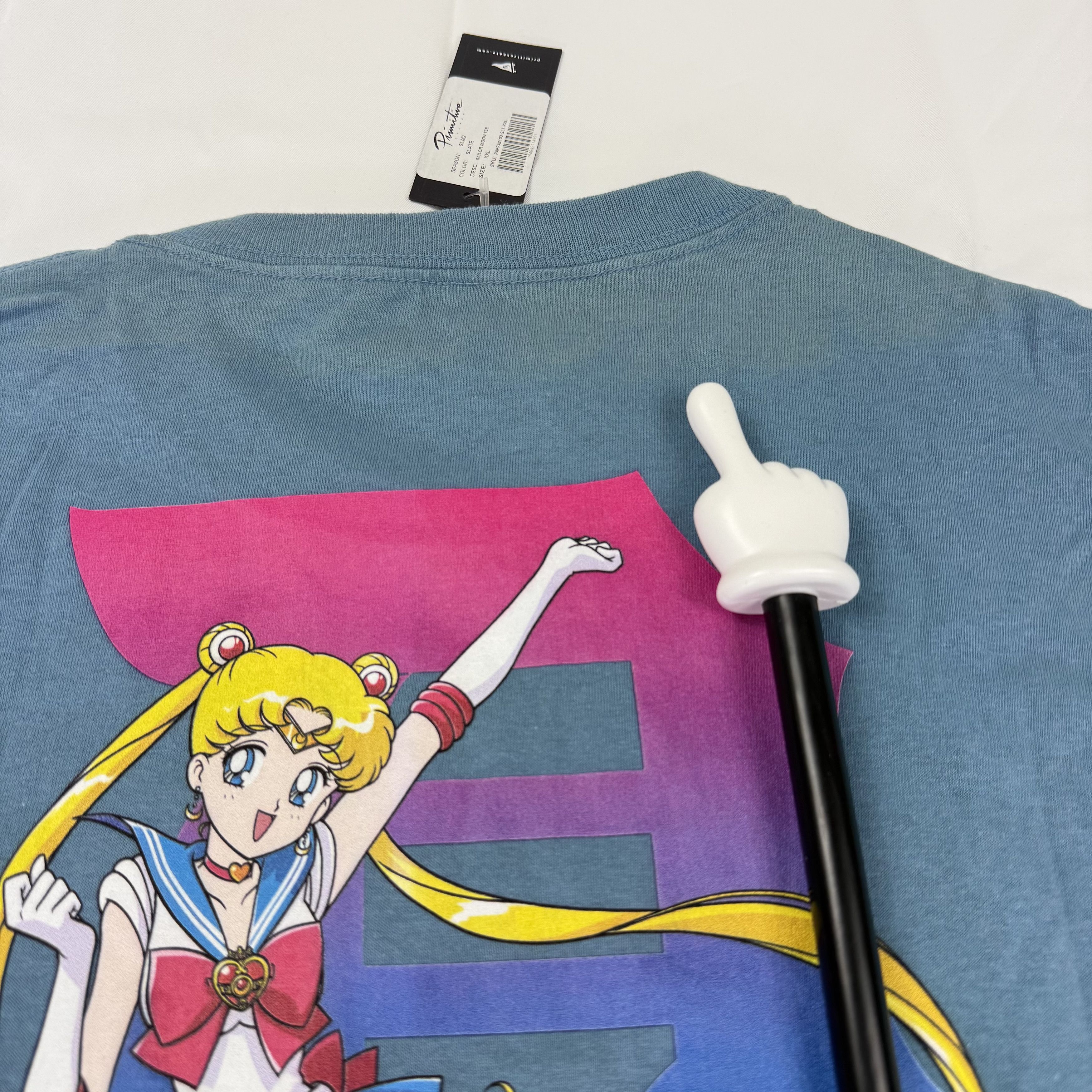 Primitive Primitive x Sailor Moon Slate Blue Graphic T-Shirt Mens 2XL Size US XXL / EU 58 / 5 - 6 Thumbnail