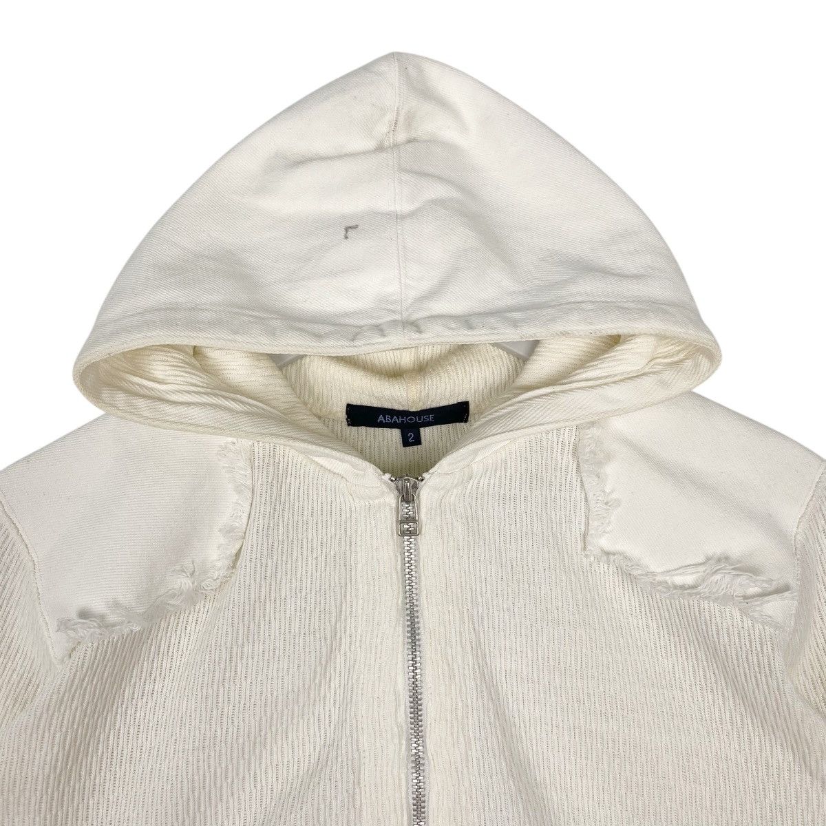 Other Vintage Abahouse Hoodie Sweater Full Zip White Size M Size US M / EU 48-50 / 2 - 4 Thumbnail