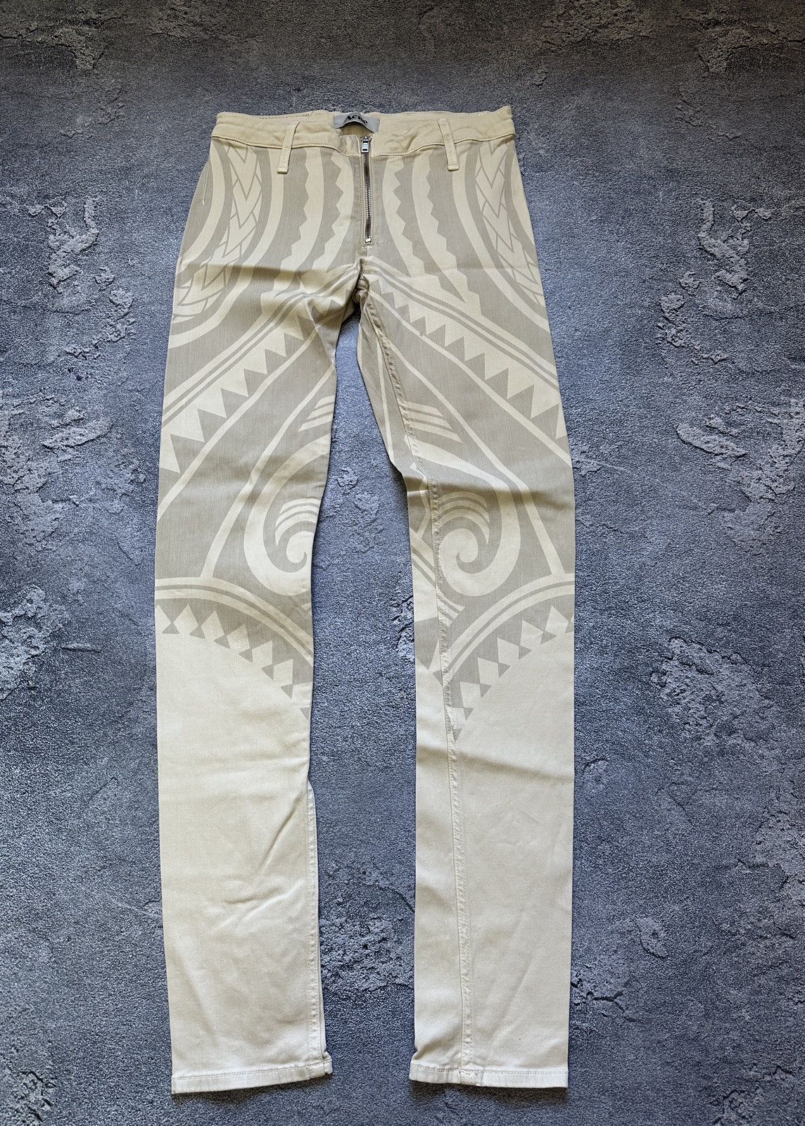 Acne Studios Vintage Acne Studios Flex Tattoo Aztec Skinny Pants Size 38 Size 27" / US 4 / IT 40 - 1 Thumbnail