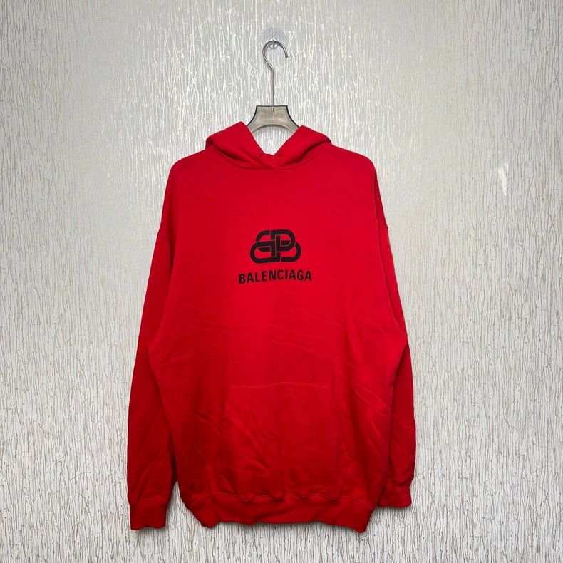 Balenciaga Red lock hooded sweatshirt 2502-Nextarrow