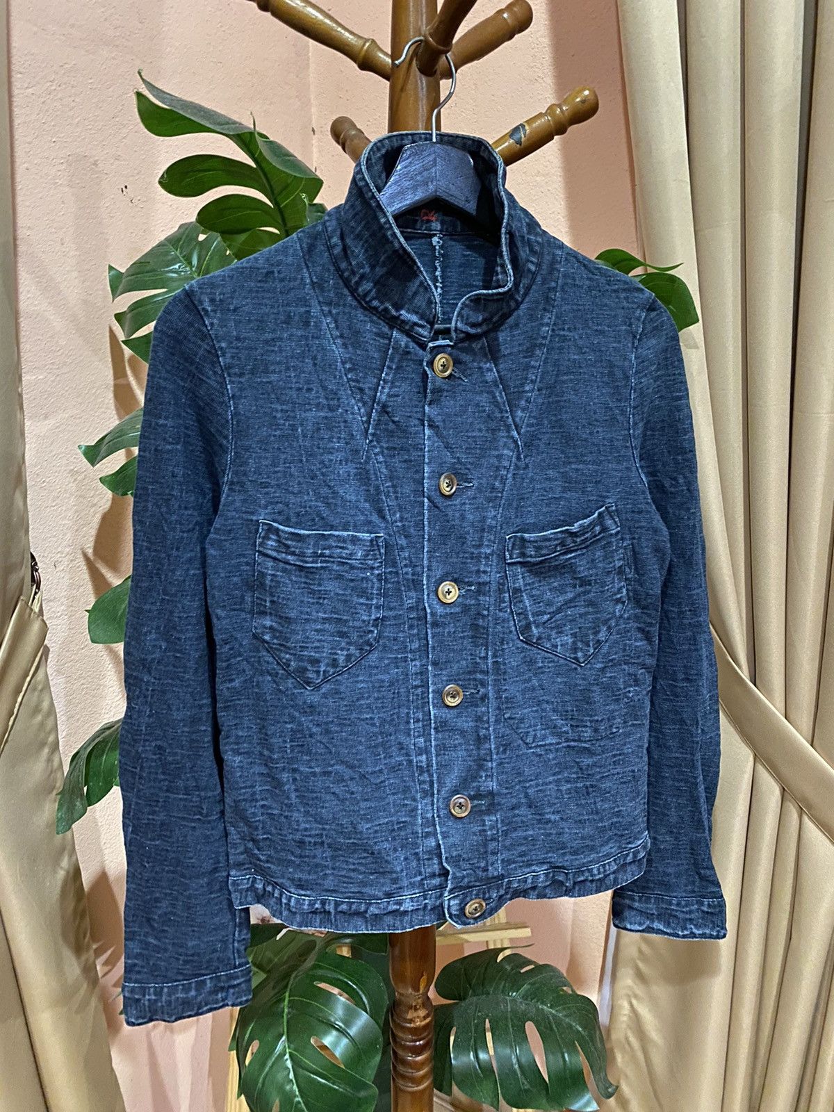 45rpm Rare 45RPM Studio Women’s Indigo-Dyed Denim Jacket Size M / US 6-8 / IT 42-44 - 3 Thumbnail