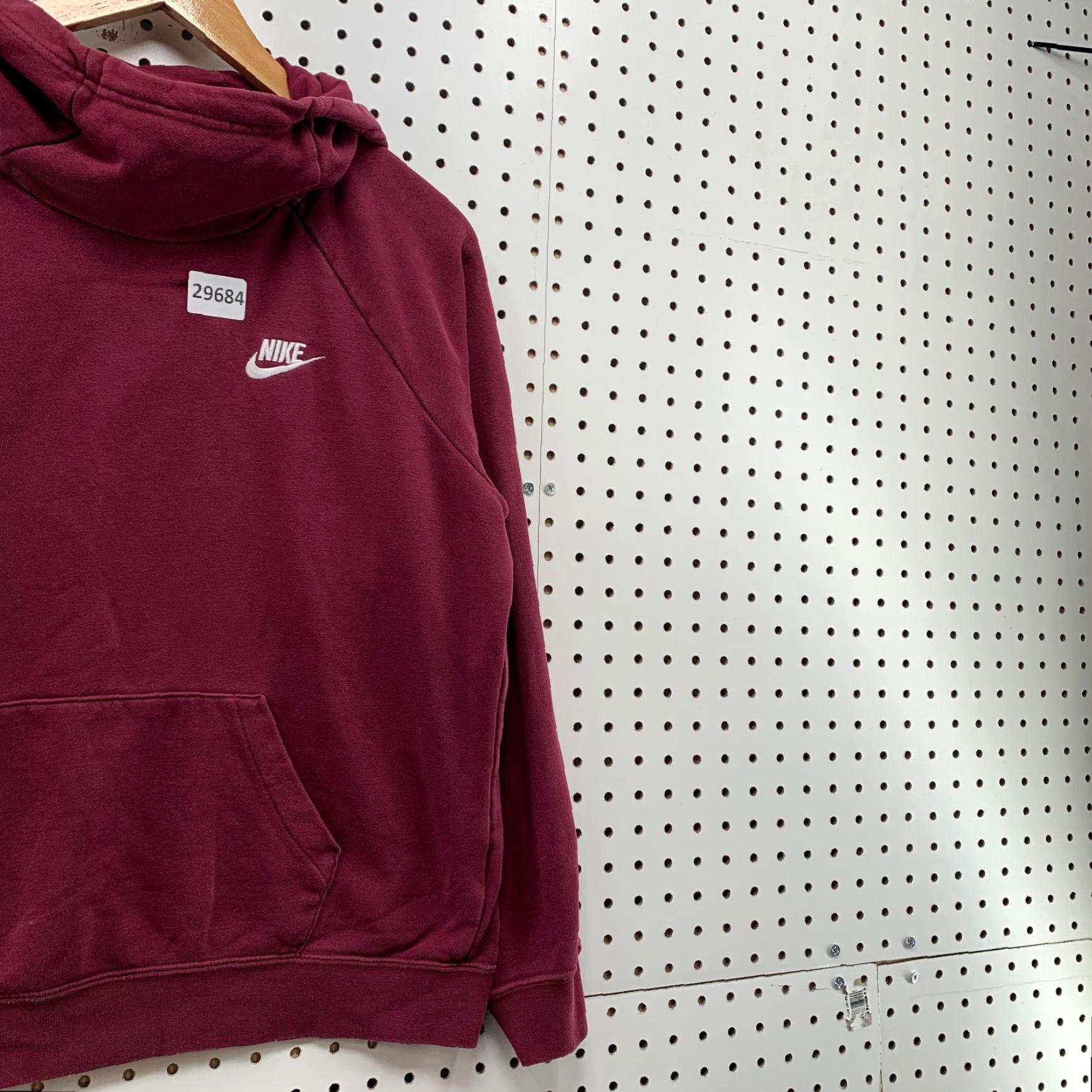 Nike Nike Women's Hoodie Adult Medium Burgundy Cowl Neck Embroidered Swoosh Size M / US 6-8 / IT 42-44 - 4 Thumbnail