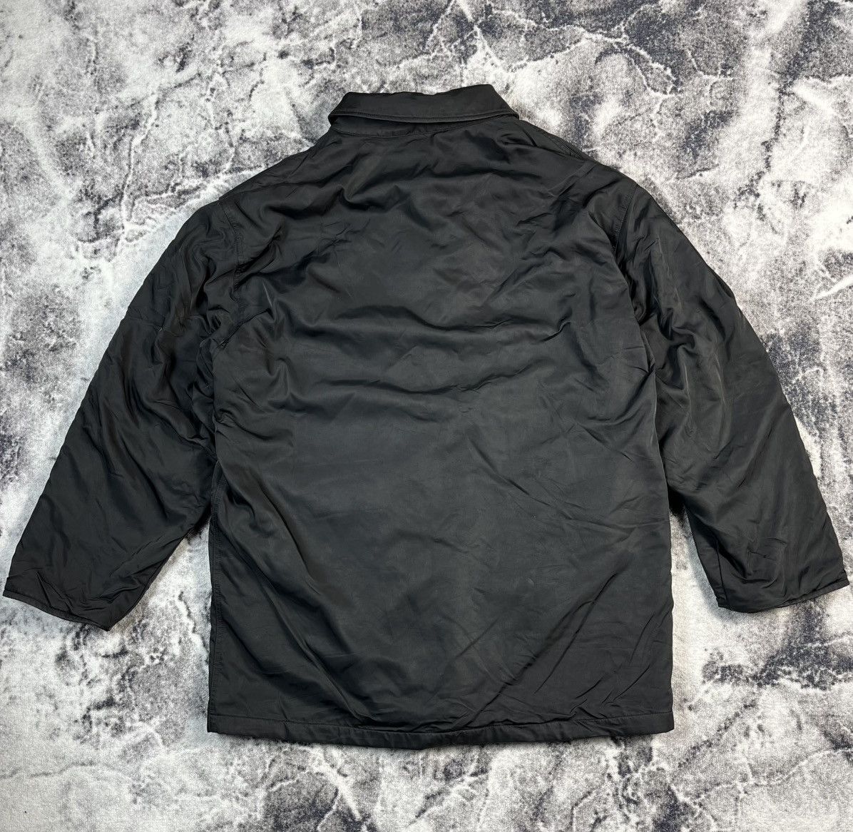 Valstar Reversible Wool Jacket Raincoat Side Italian Made Boxy Fit Size US L / EU 52-54 / 3 - 16 Thumbnail
